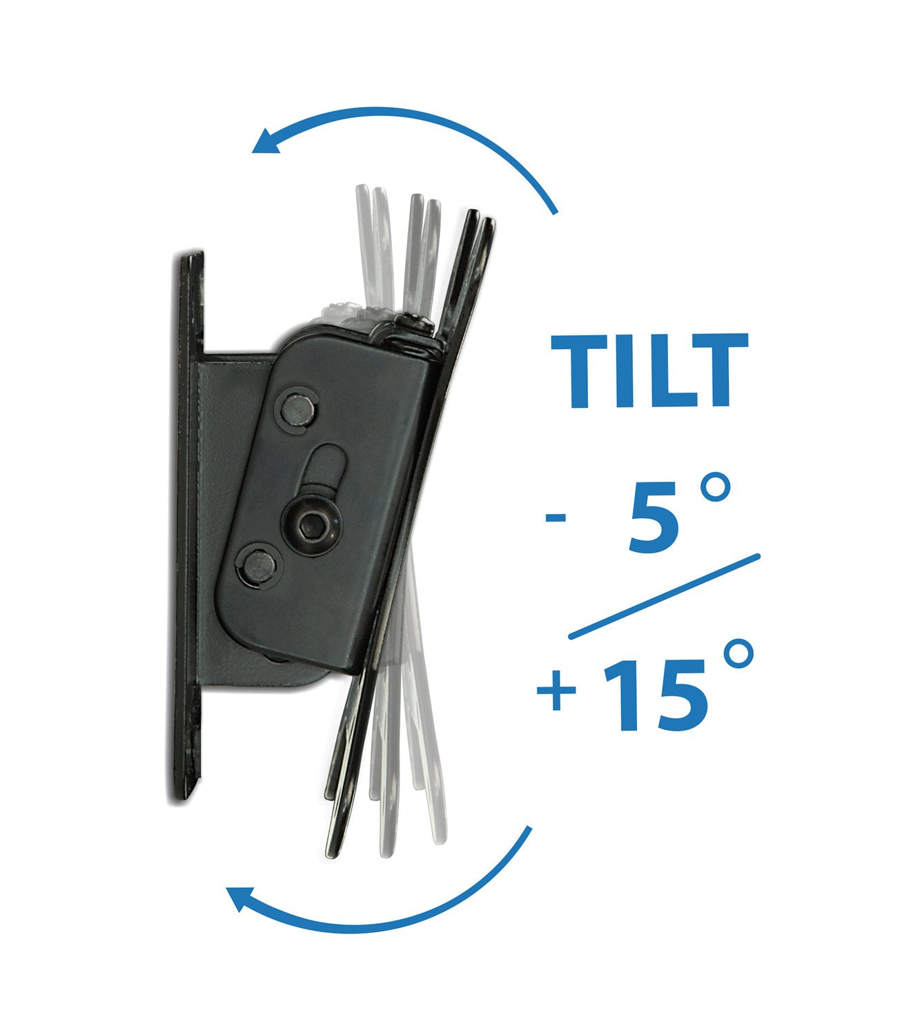 Mount-It! Small TV Monitor Wall Mount | Quick Release | Fits 13-32 Inch LCD/LED Screen | Max 33 Lbs | Slim Tilting Design | Easy Installation