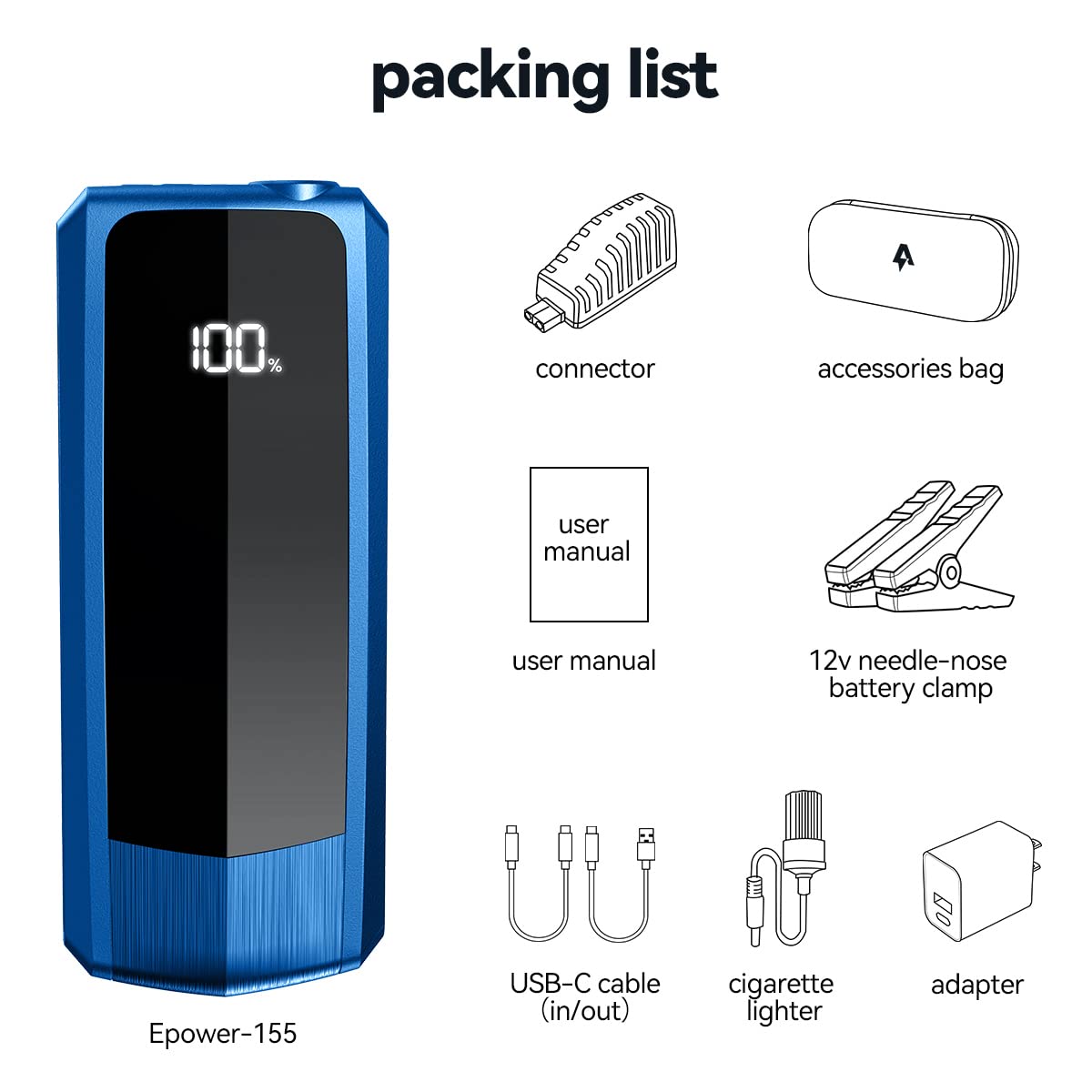 Andeman Jump Starter - Black