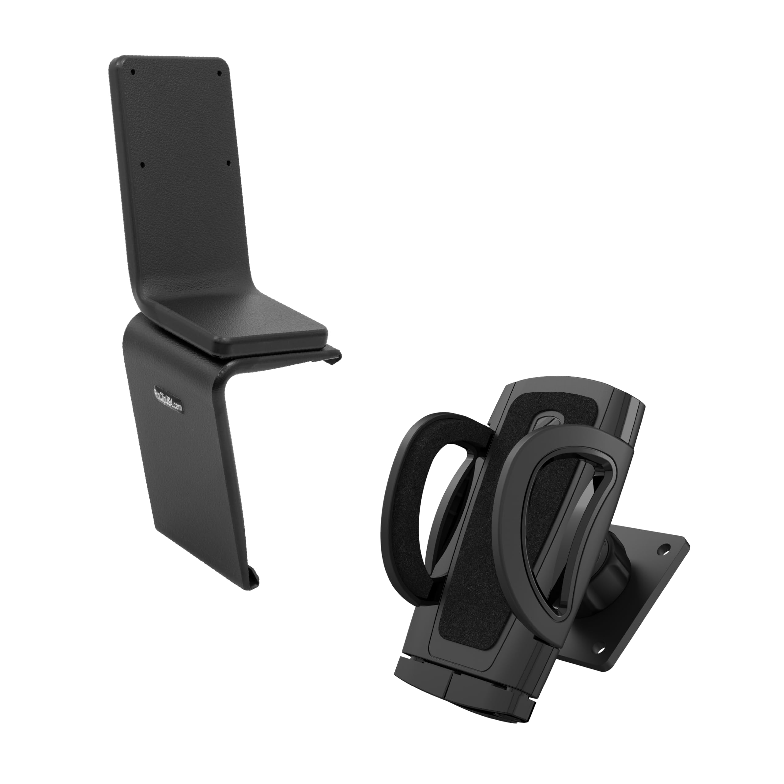 Scosche ProClip Left-Hand Console Mount Compatible with 2015-2020 Ford F150, 2017-2021 Ford F250/350/450/550 & Super Duty Trucks with StuckUp Universal Phone Mount Bundle