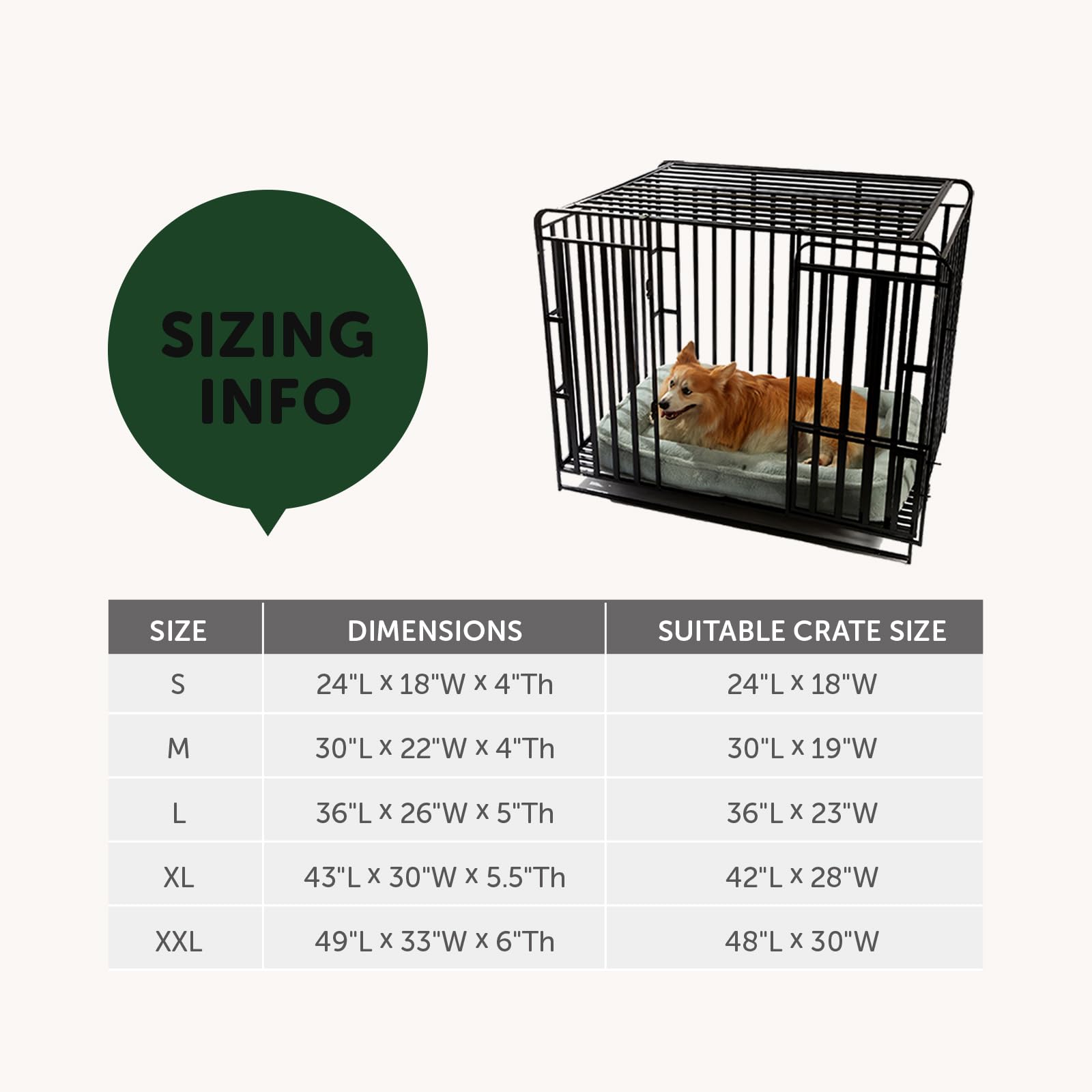 BALANCE Large Dog Bed, Orthopedic Dog Bed, Waterproof Dog Bed with Removable and Washable Cover, Bolster Dog Soft Sofa Bed with Nonskid Bottom, Dog Beds for Large Dogs