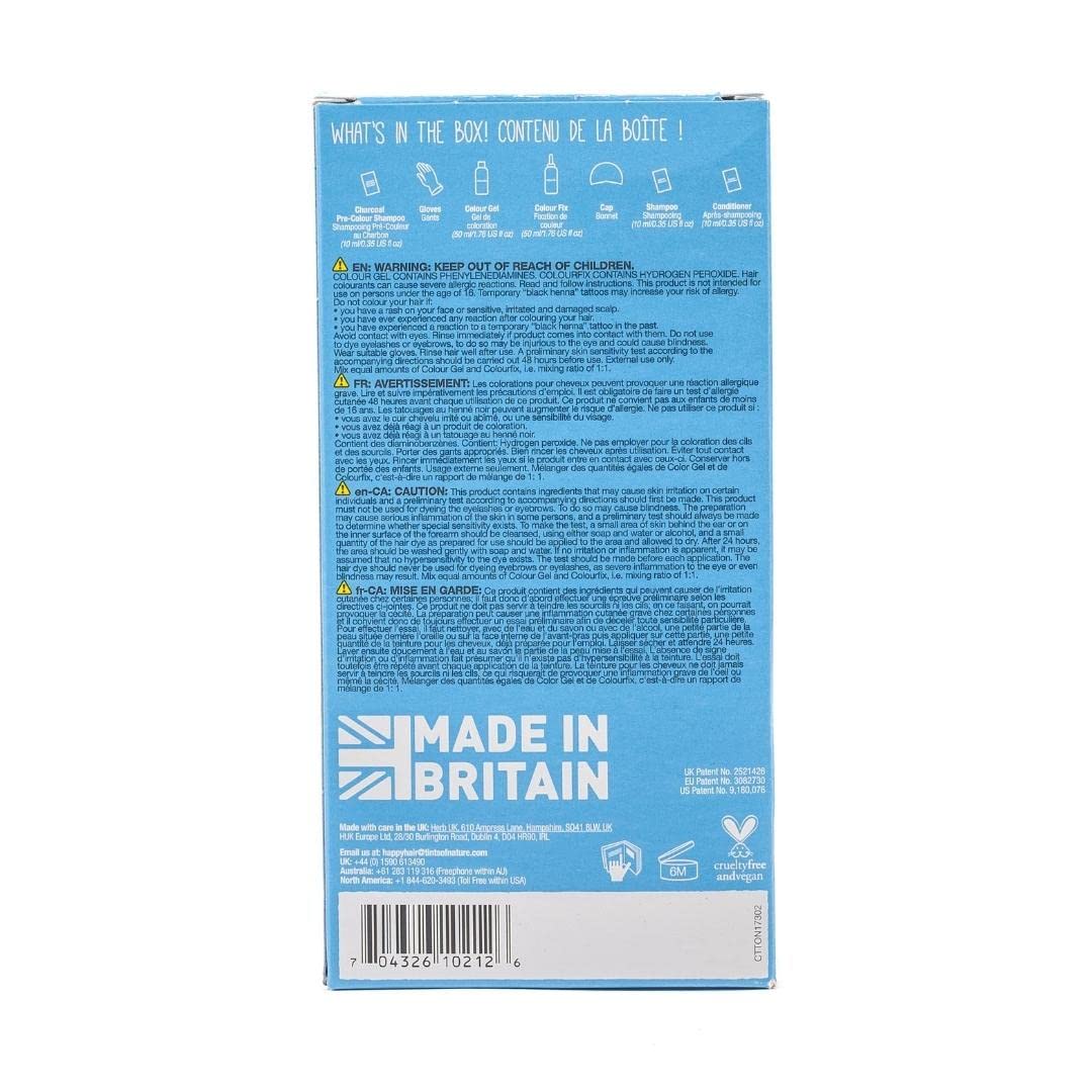 Tints of Nature 4CH Rich Chocolate Brown Permanent Hair Dye, Nourishes Hair and Covers Greys, Ammonia-Free, 130ml