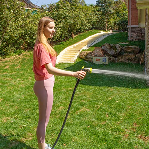 Fevone Garden Hose 3 ft x 5/8", Hose Reel Leader Hose, Lead In Water Hose, Fits Hoses/Pipes of All Replacement/Replaceable Parts, Solid Aluminum Fittings - No Leak