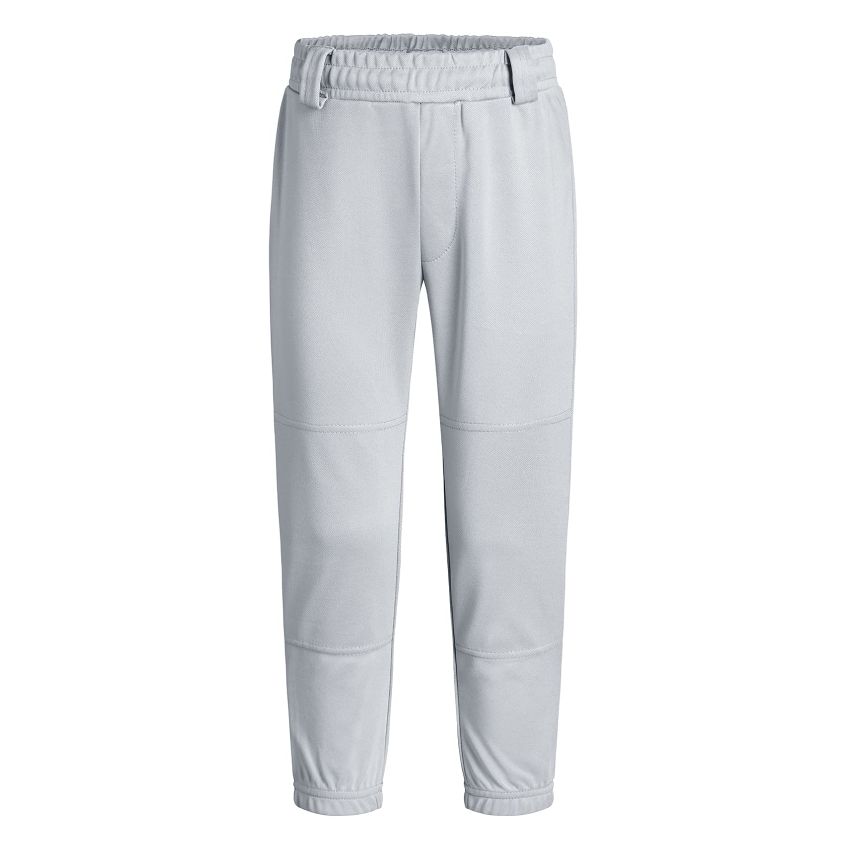 QBK 2T/3T/4T/5T Toddler Baseball Pants Youth Softball Pants Kids Tee Ball Pants for Boy Girl Grey(Grey 4T)