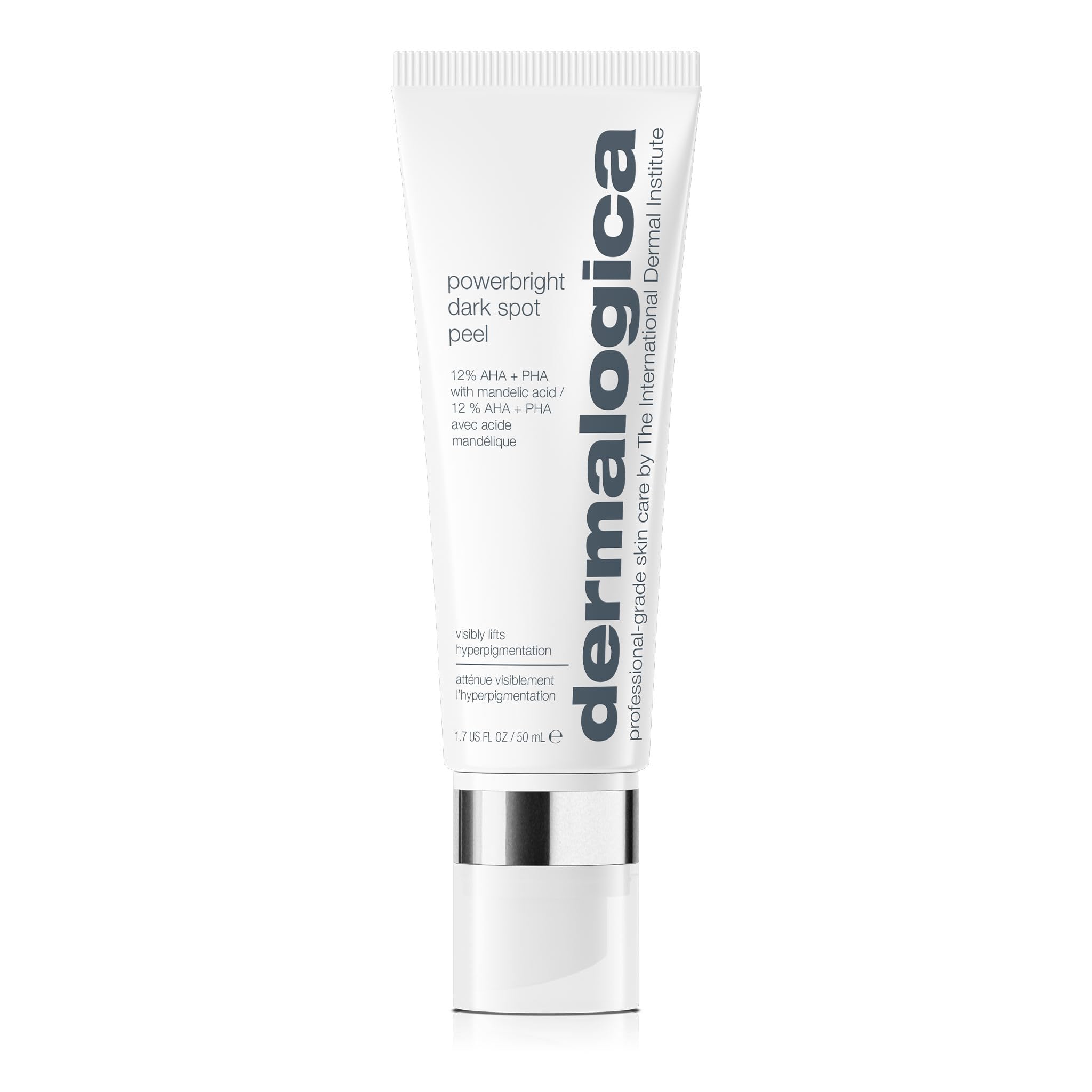 Dermalogica PowerBright Dark Spot Face Peel, Exfoliating Facial Peel with 12% AHA PHA, Improve Dark Spot and Hyperpigmentation for All Skin Types