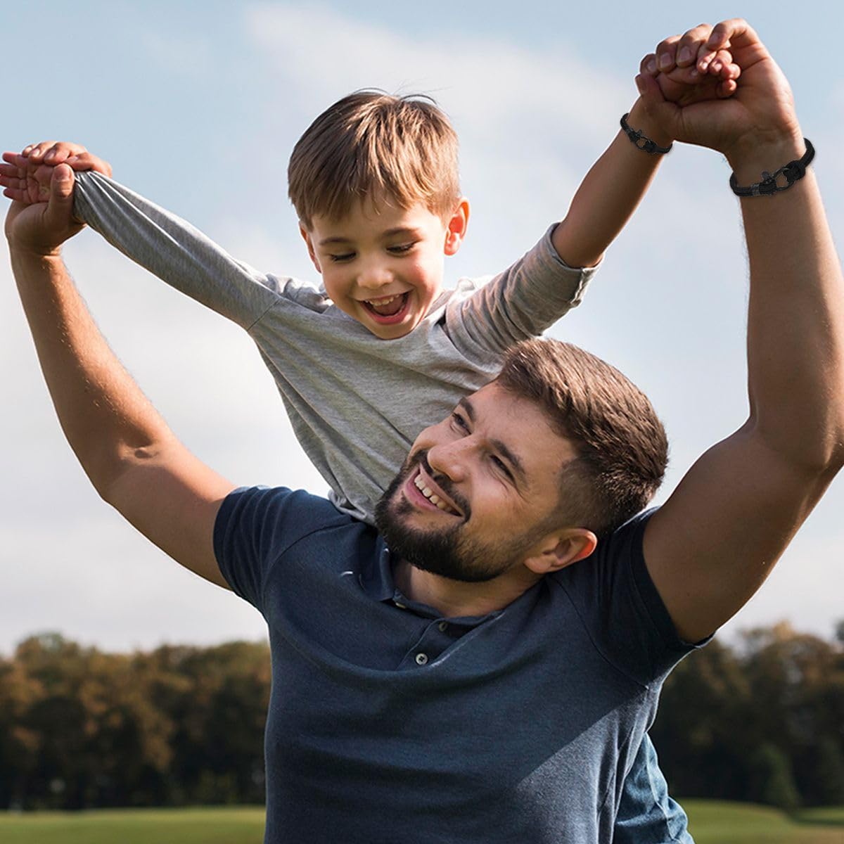 Leyung to My Grandson Bracelet Gifts from Grandma Grandpa, Birthday Graduation Easter Christmas Stocking Stuffer Valentines Day Gifts for Teen Teenage Boys