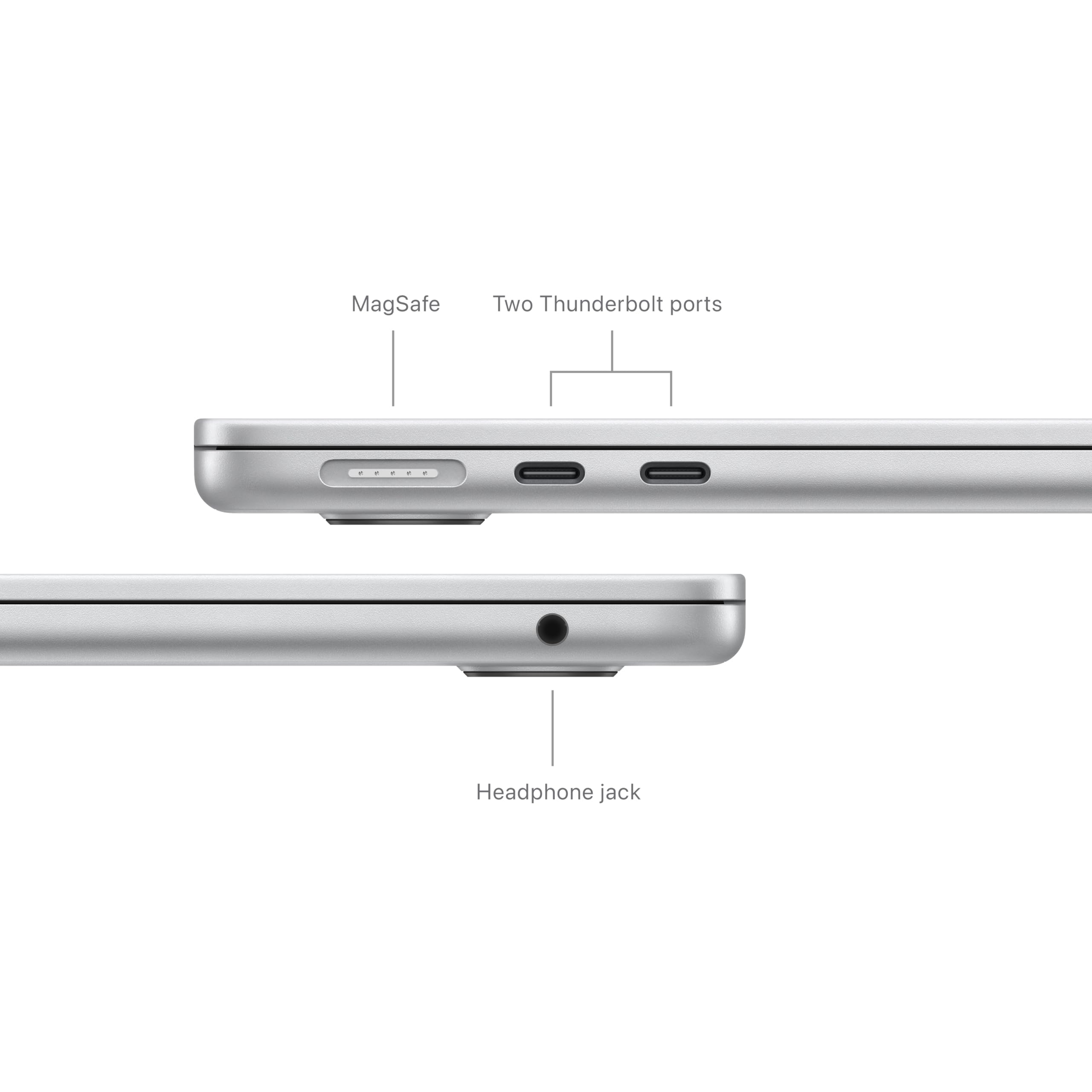 Apple 2024 MacBook Air 13-inch Laptop with M3 chip: Built for Apple Intelligence, 13.6-inch Liquid Retina Display, 8GB Unified Memory, 256GB SSD Storage, Backlit Keyboard, Touch ID; Silver