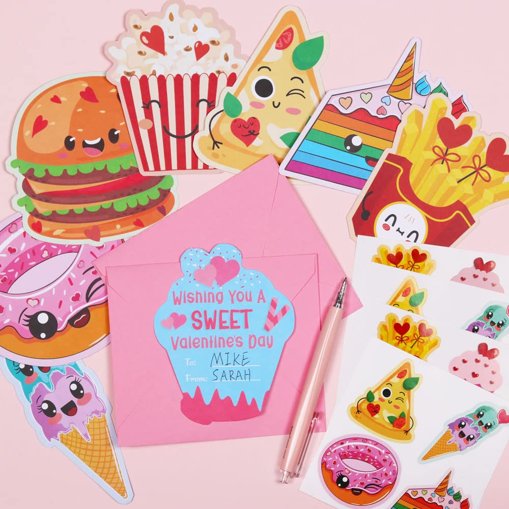 AREOK Kids Valentines Day Cards for Kids Classroom School Class - Valentines Day Gifts for Kids Classroom, Cute School Class Valentine's Day Exchange Cards for Kid Bulk, 32 Pack