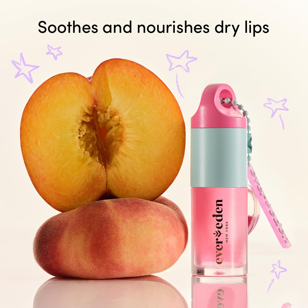 Evereden Kids Tinted Non Toxic Lip Gloss: Sakura - Non Toxic Kids Makeup - Vegan Clean Makeup for Kids - Soothing & Hydrating Kid Lip Gloss with Cherry, Peach, & Cranberry Oils - Girls Makeup