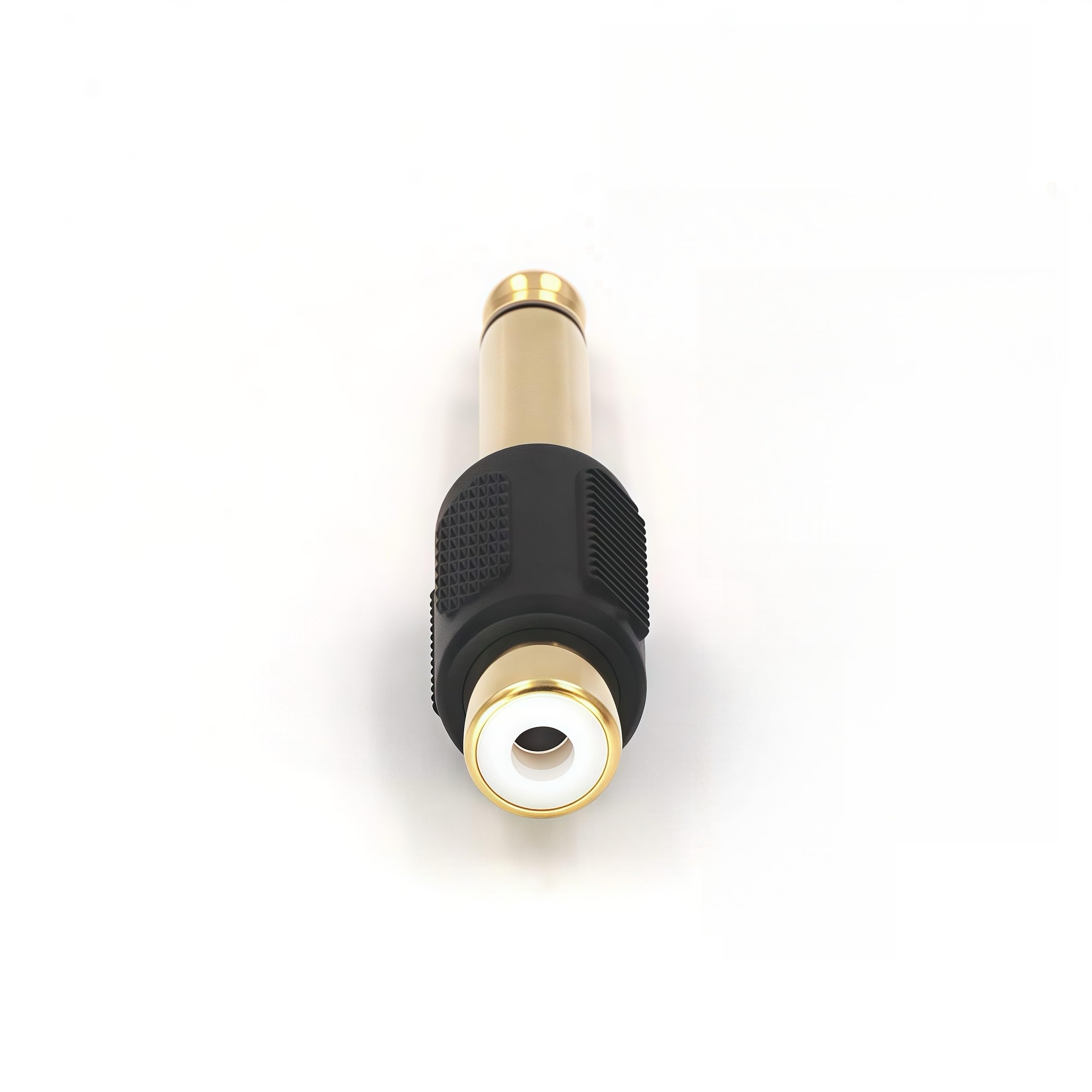 VCE RCA to 1/4" Audio Adapter, 6.35mm Mono Plug Male to RCA Female Connectors 6-Pack