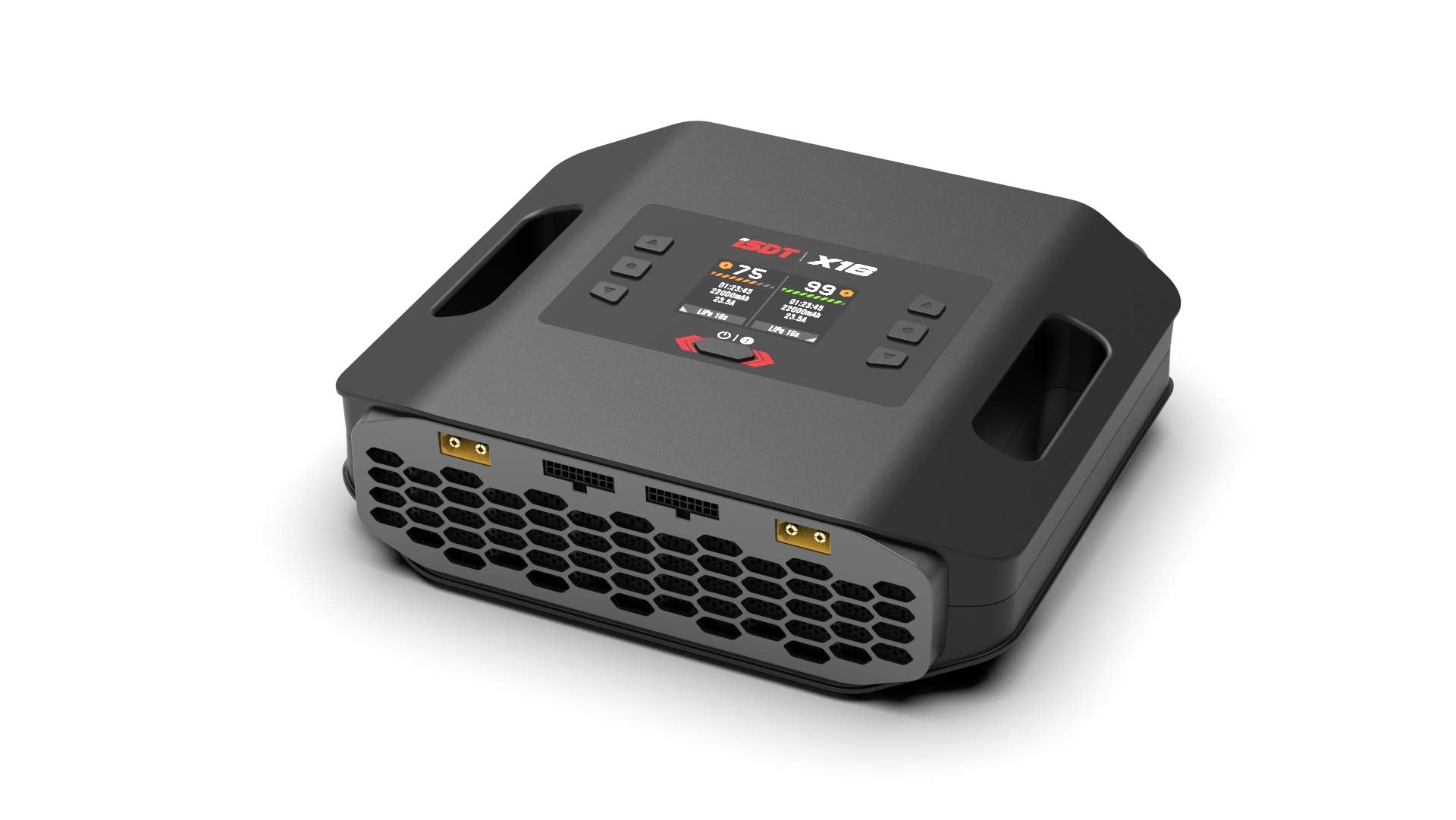 ISDT X16 2X1100W 2X20A Lipo Battery Balance Charger Dual for Rc Models 2-16S Life,LiPo,LiHv,ULiHv PB -US Plug