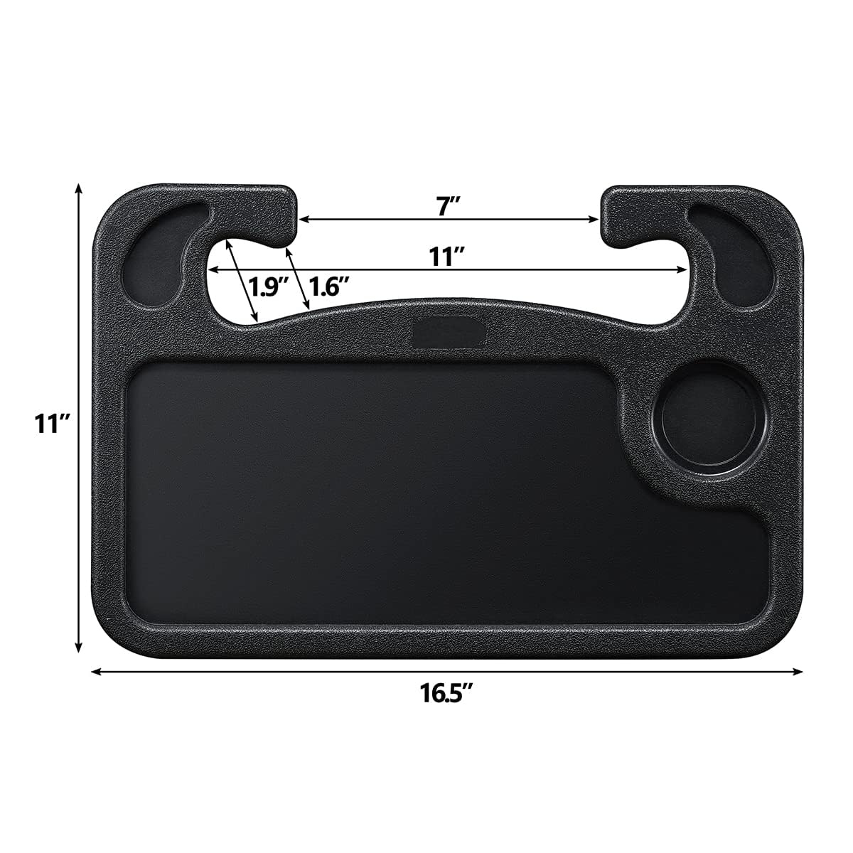 Steering Wheel Tray, Car Table Tray, Steering Wheel Desk for Laptop and Vehicle Seat Mount Notebook Laptop Eating Desk,car Trays for Eating Black