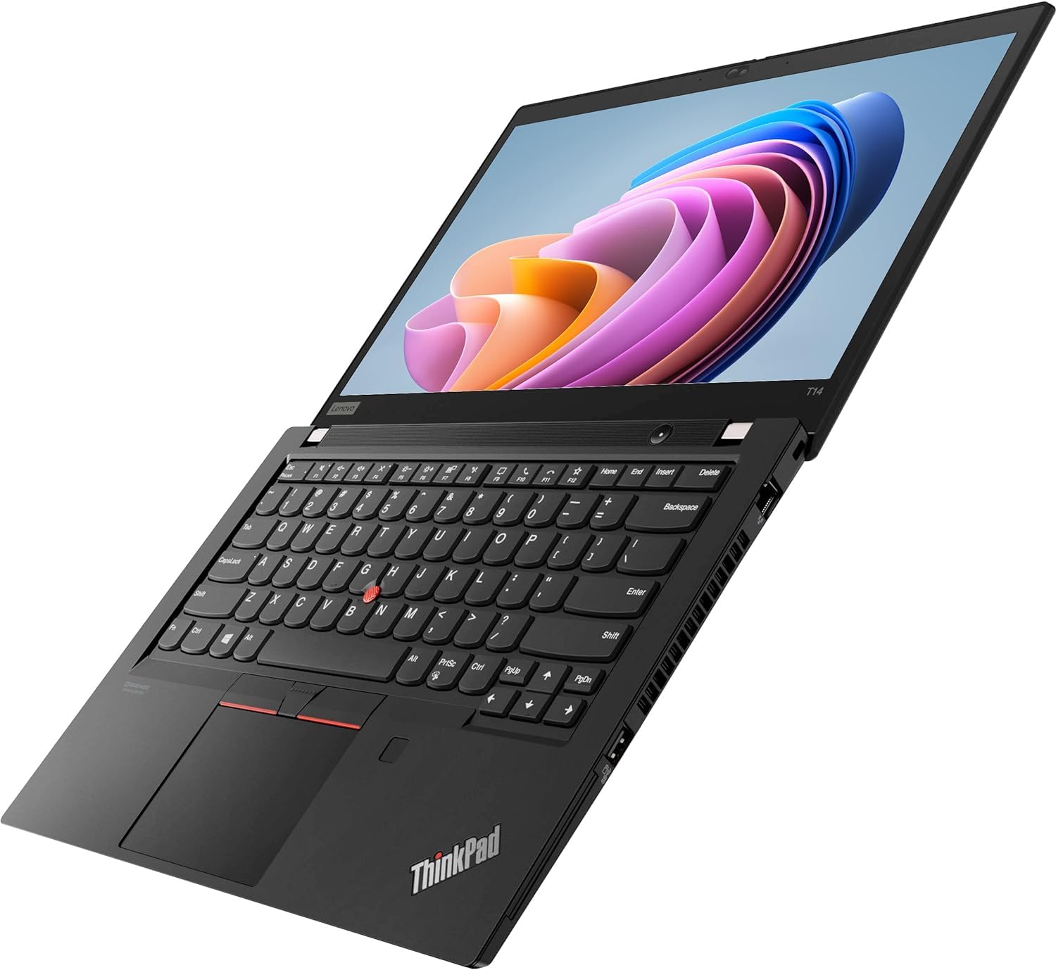 Lenovo Thinkpad T14 (Gen 1) 14" Laptop, i5 10310U 1.7Ghz, 16GB DDR4, 512GB NVMe SSD, 1080p Full HD, Thunderbolt 3, HDMI, Webcam, Windows 11 Pro (Renewed)