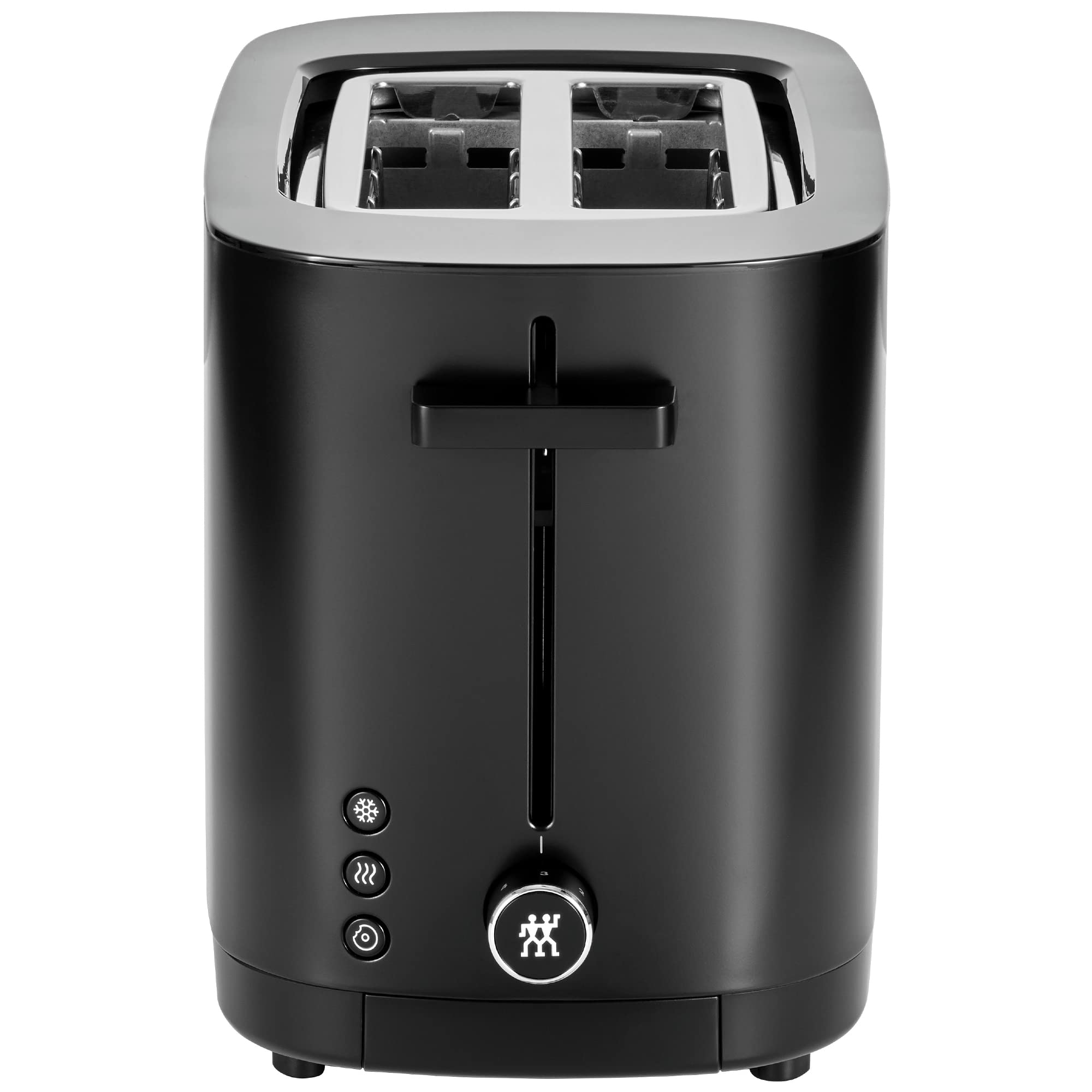 ZWILLING Enfinigy, 2-Slice Toaster, Extra Wide 1.5" Slots for Bagels and Toast, Black