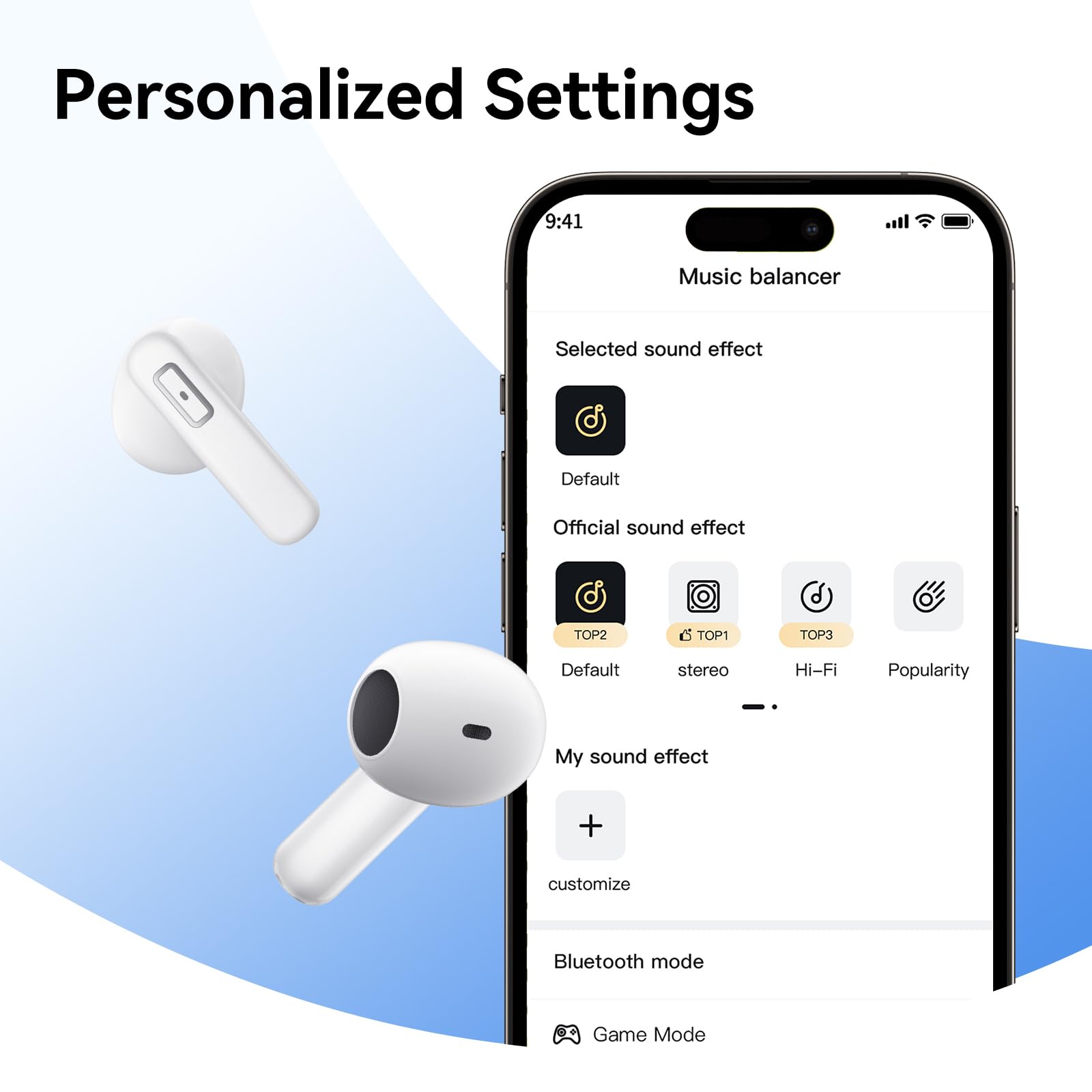REMCCI Multifunctional App Control Wireless Earbuds, Ultra Long Playtime, LED Power Display,Fast Charging, Headphones Bluetooth 5.3,Dual Microphone AI Noise Reduction