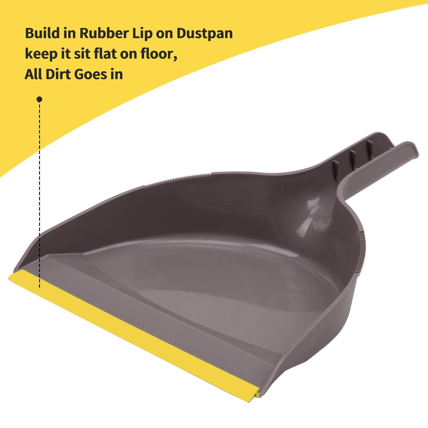 Broom and Dustpan Set,IndoorBroom with Dust pan Combo Set for Home,Angle Kitchen Broom for Floor Sweeping