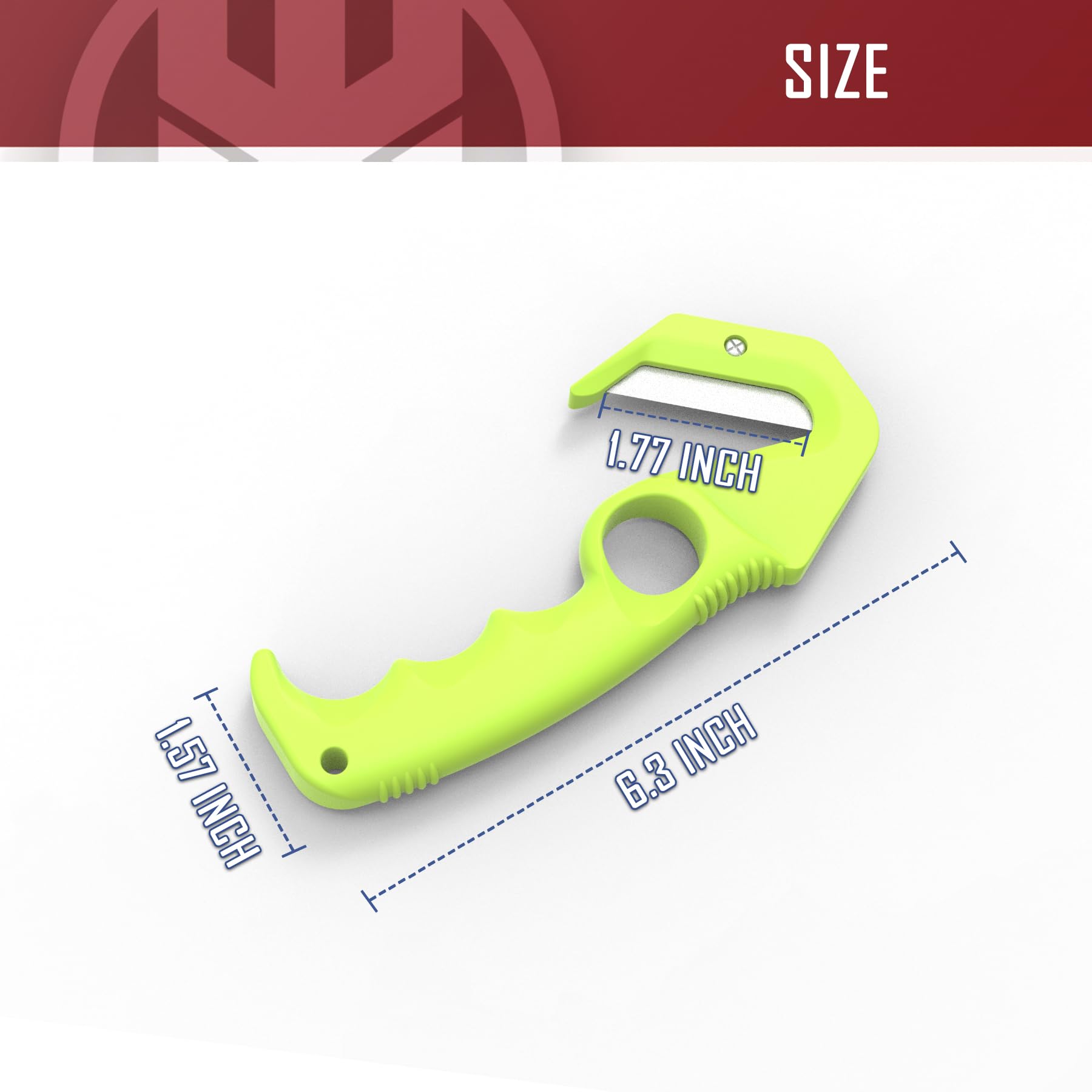 KNINE OUTDOORS Replaceable Blade Gut Hook Knife for Hunting with Interchangeable Razor Blades, Game Processing Skin and Gut Knife for Hunting, for Field Dressing Game
