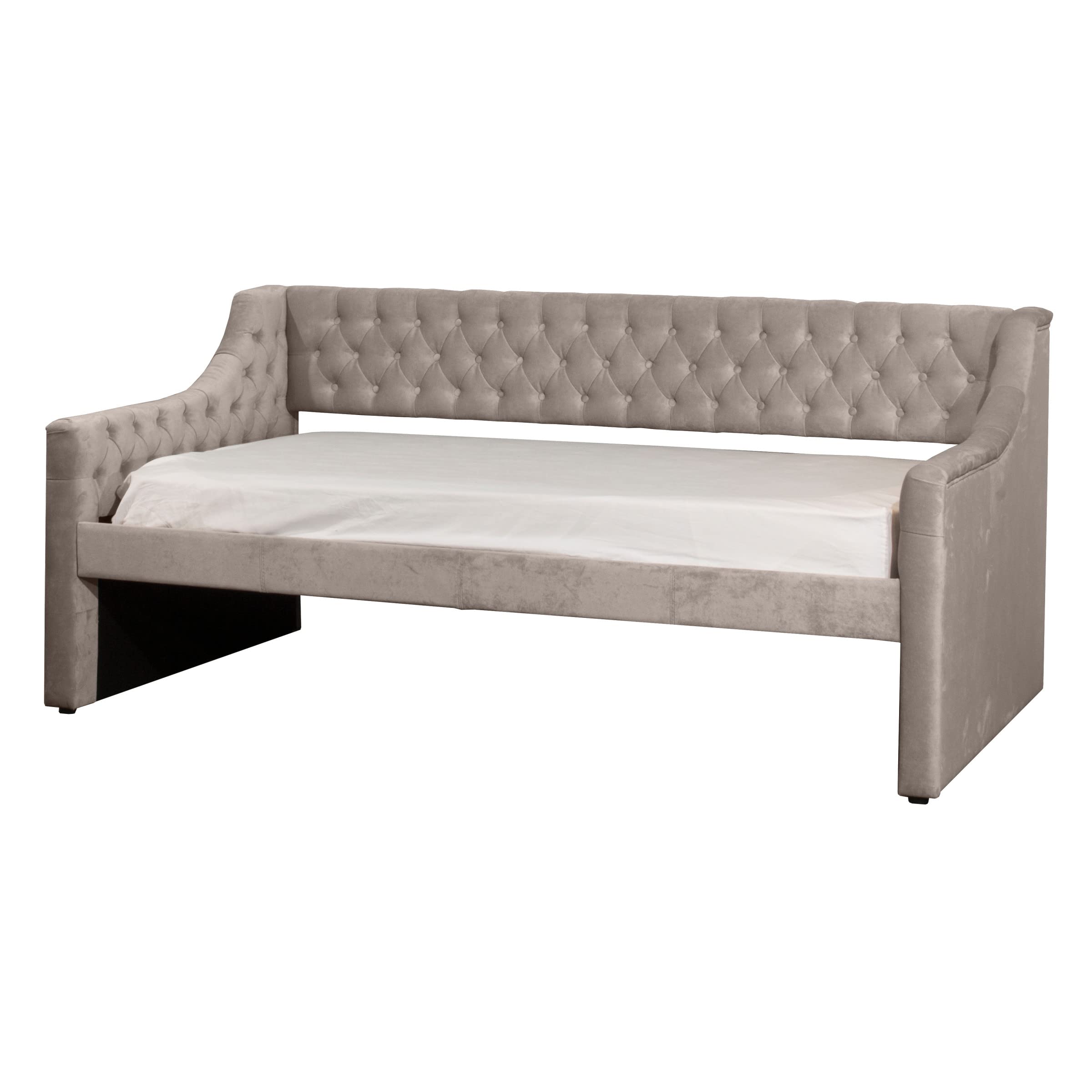 Hillsdale, Jaylen Upholstered Twin Daybed, Silver Gray