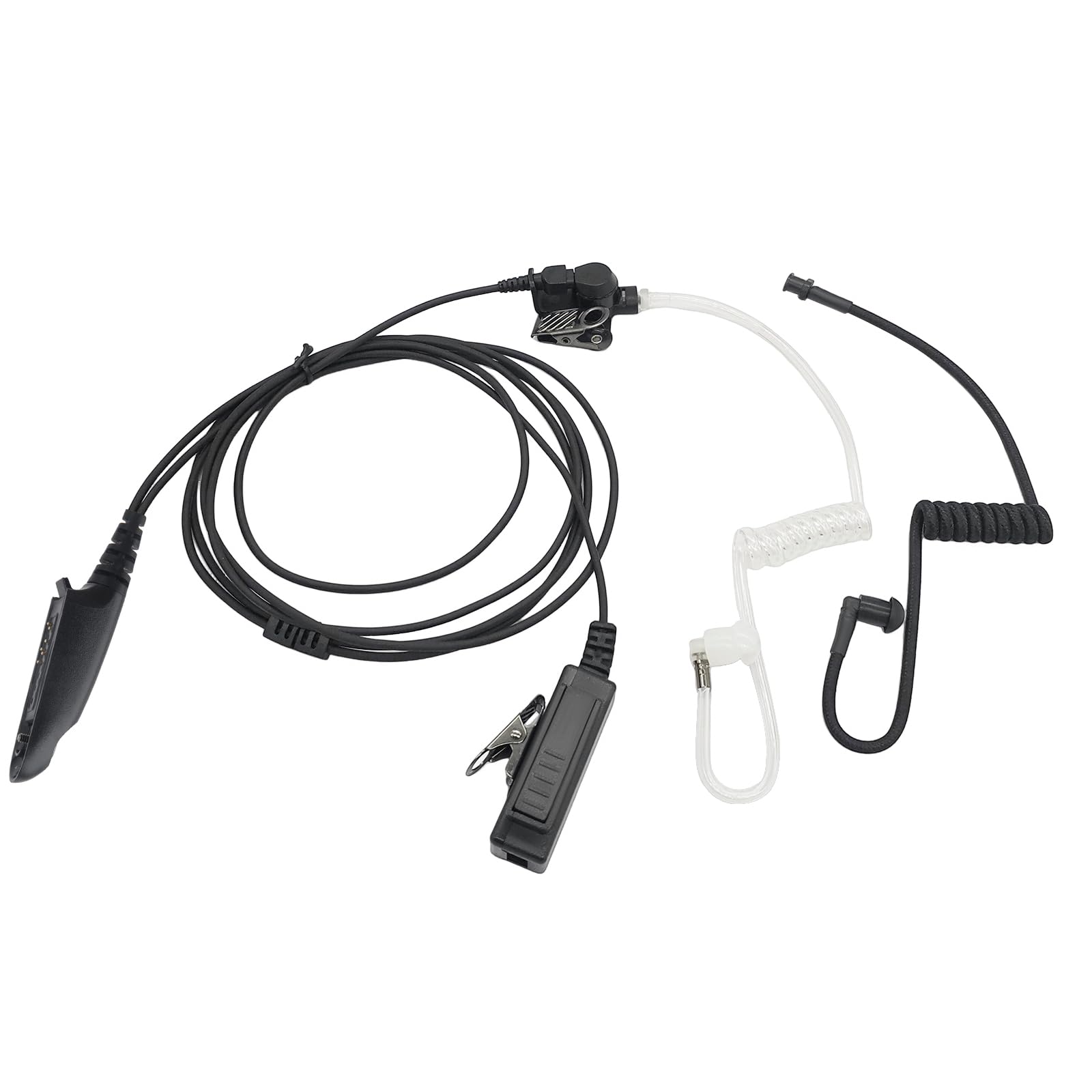 stdgove Radio Accessories Ear Piece Mic Ptt Earpiece Microphone Headset Earphone Audífonos for Motorola ht750 ht1250 ht1250ls ht 750 1250 gp328 gp340 mtx 1500 mtx9250 pr860(Acoustic Tube)