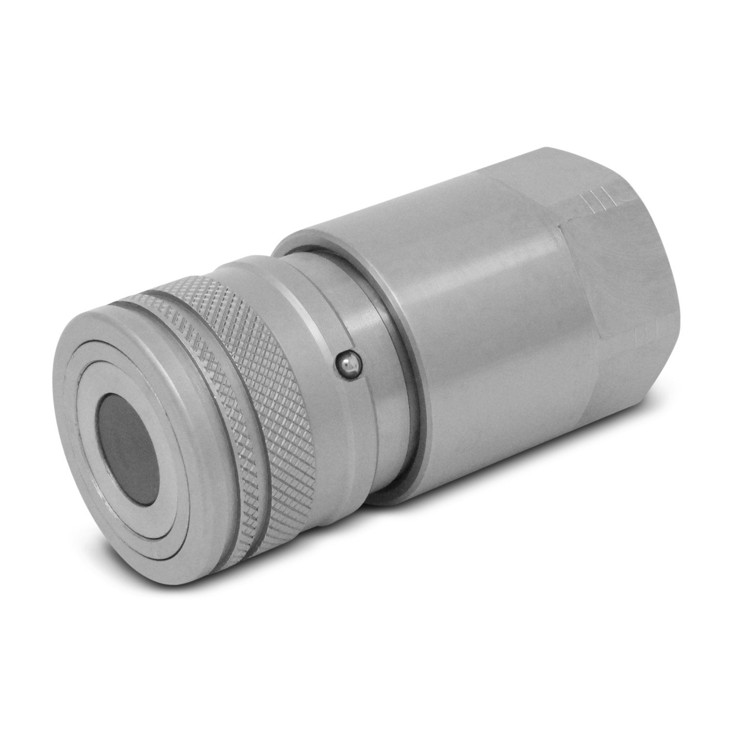 Summit Hydraulics 1/2" Skid Steer Flat Face Hydraulic Quick Connect Couplers/Couplings Set w/Dust Caps, 2 Sets