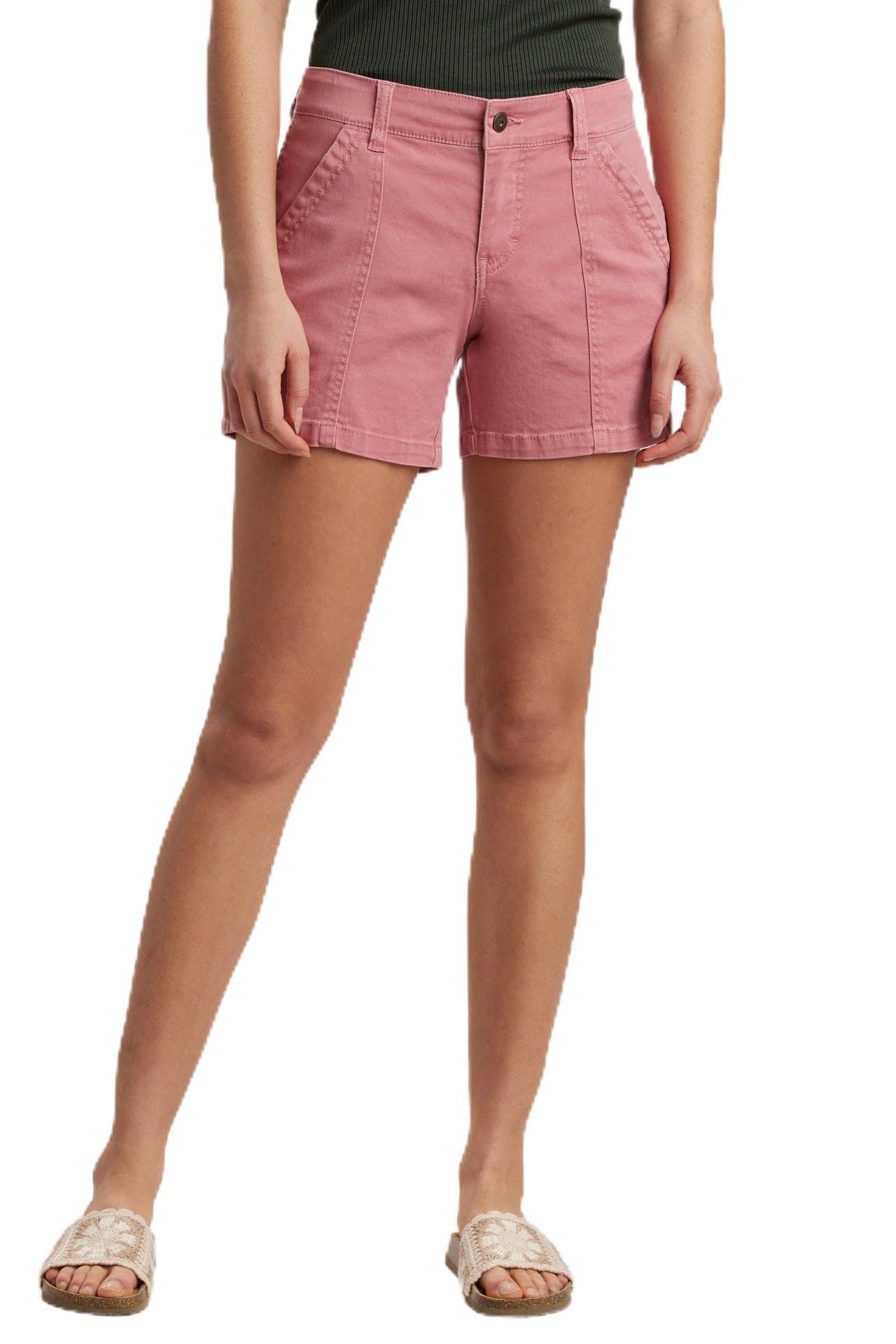 UNIONBAY Women's Grayson Stretch Twill 5" Utility Short, Dusty Rose