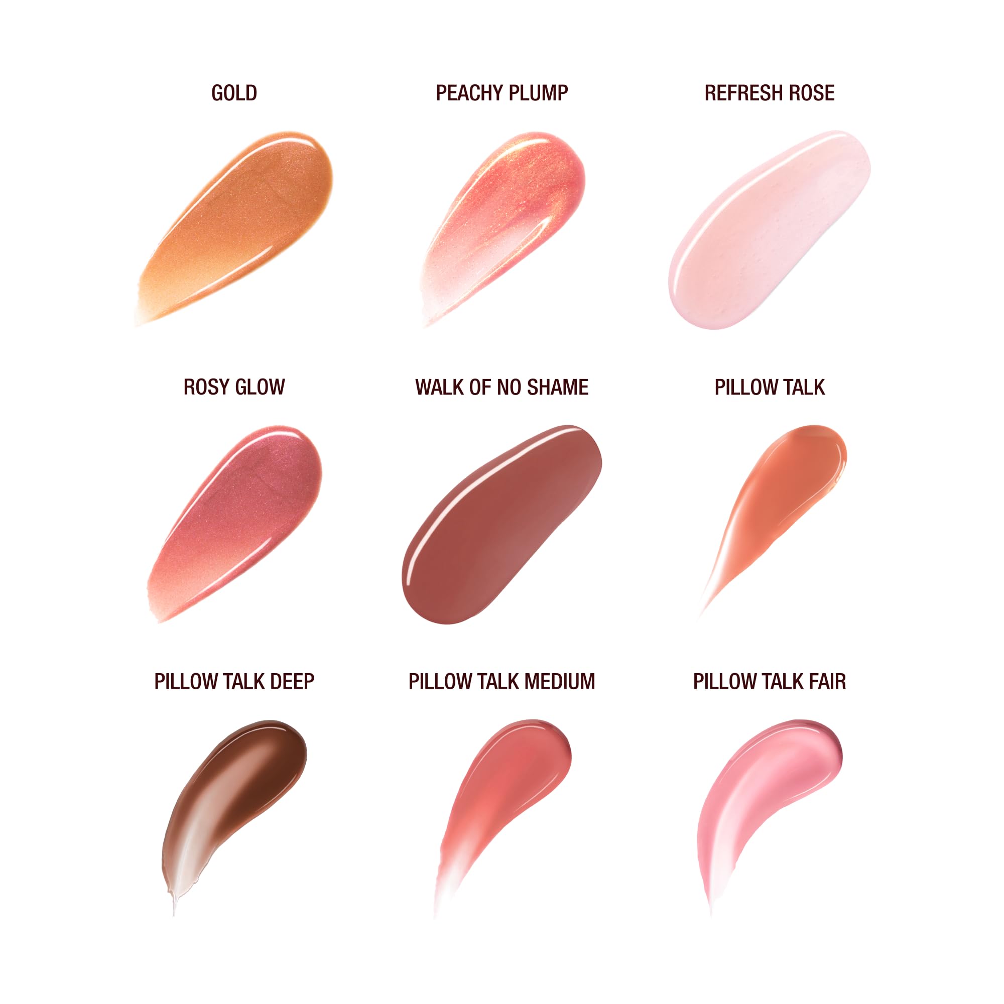 Charlotte Tilbury Collagen Lip Bath - Plumping Lip Gloss for a Fuller-Looking, High-Shine Pout - Skincare-Infused Formula to Hydrate & Nourish Lips - Pillow Talk Fair