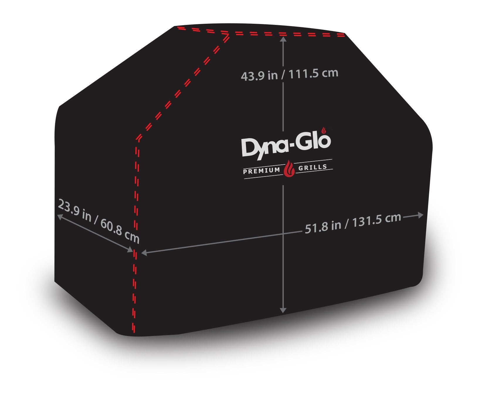 Dyna-Glo DG400C Premium 4 Burner Gas Grill Cover, Black