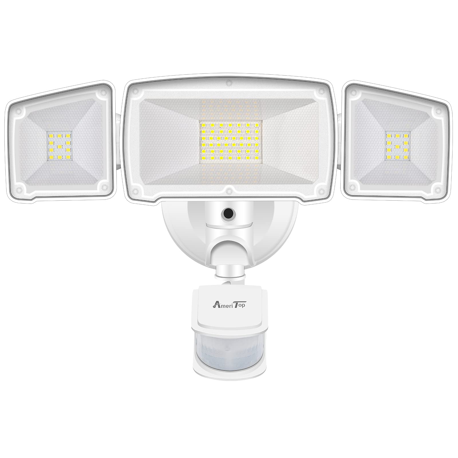 AmeriTop Motion Sensor Lights Outdoor, 2-in-1 Ultra Bright 3500LM 35W LED Security Flood Lights with Motion Sensor Mode & Dusk to Dawn Sensor Mode/ETL Certified, IP65 Waterproof