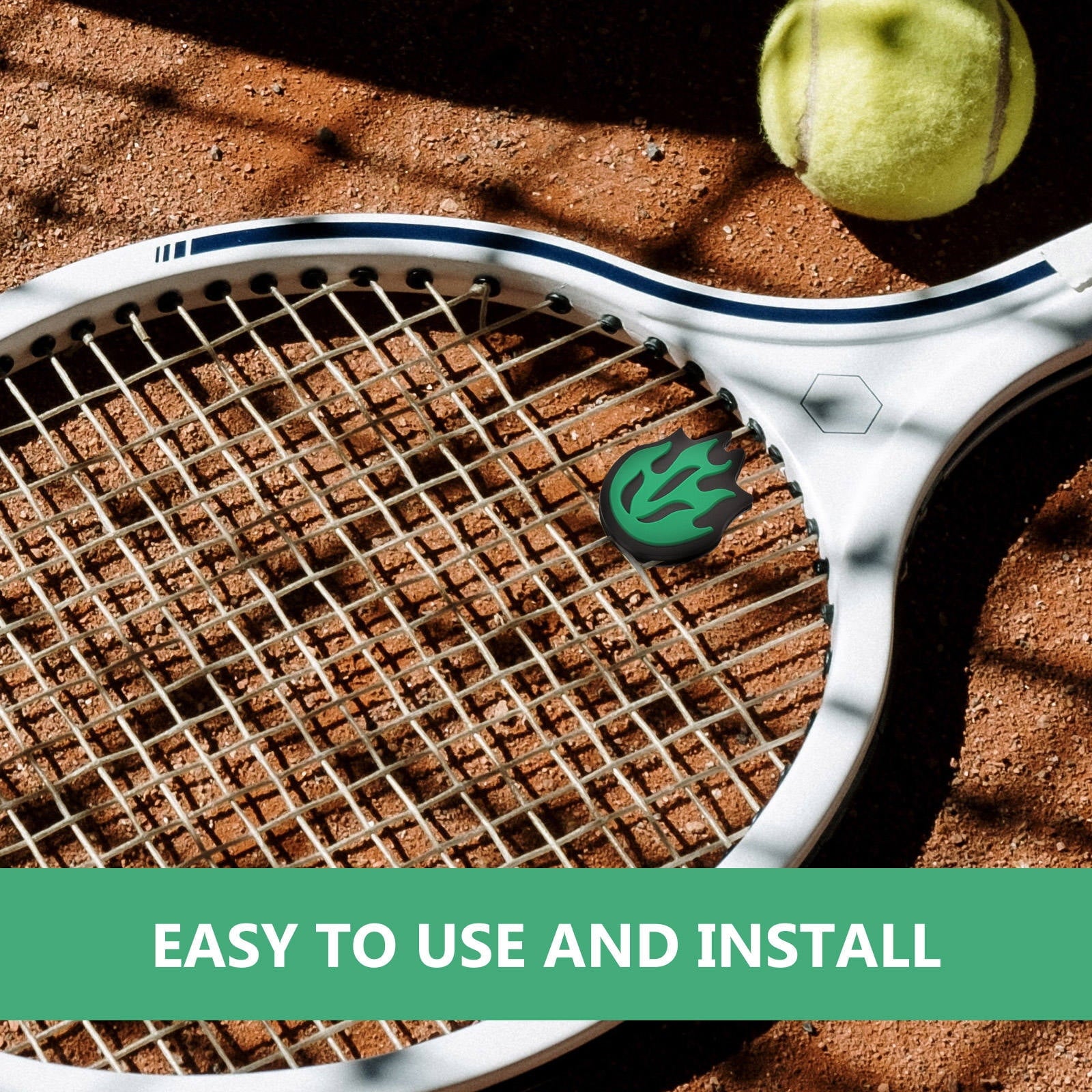 Racket Vibration Dampener 6Pcs Practical Design for Tennis Racket