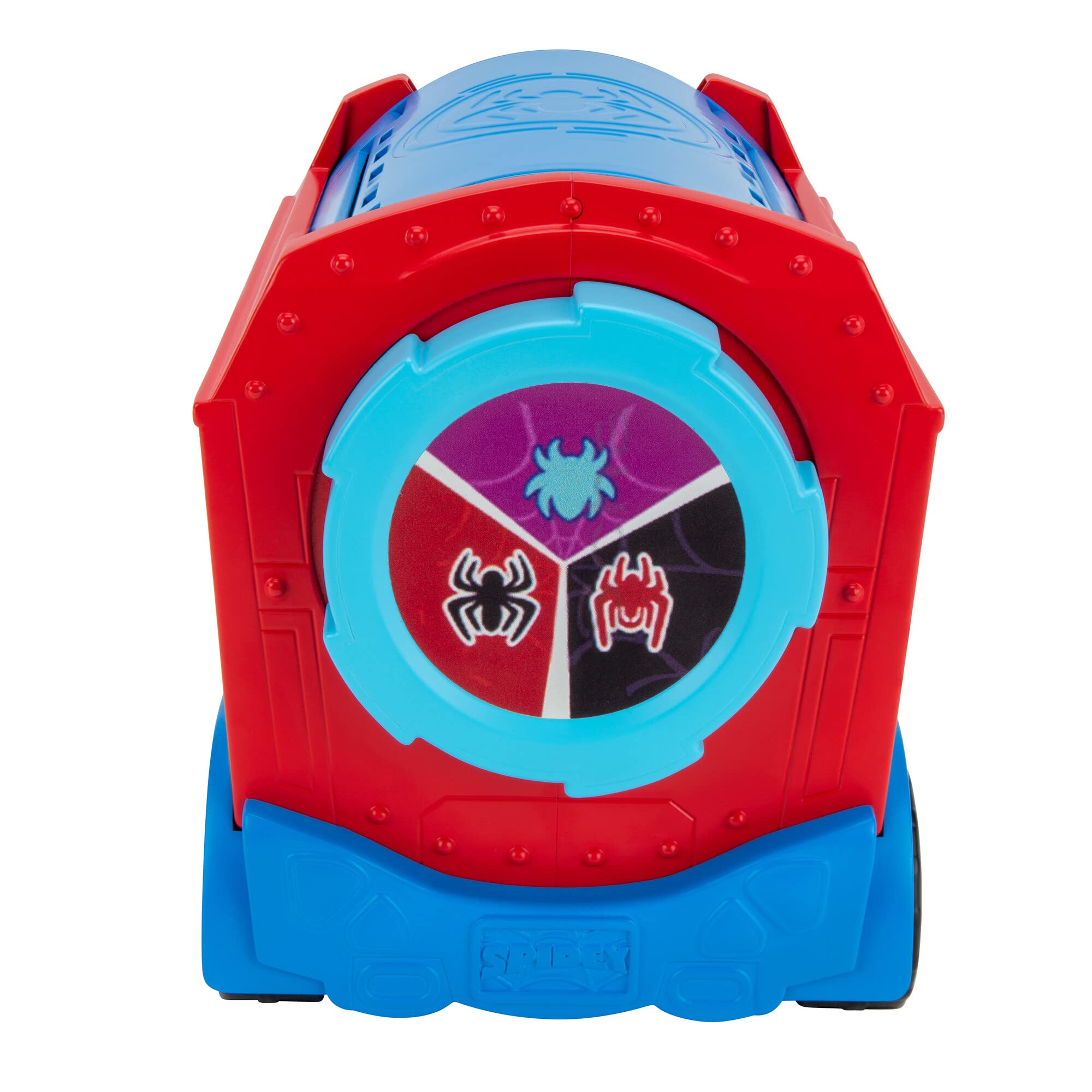 Jazwares Marvel's Spidey and His Amazing Friends Web Spinning Hauler - 8-Inch 3-in-1 Transforming Vehicle - Toys Featuring Your Friendly Neighborhood Spideys