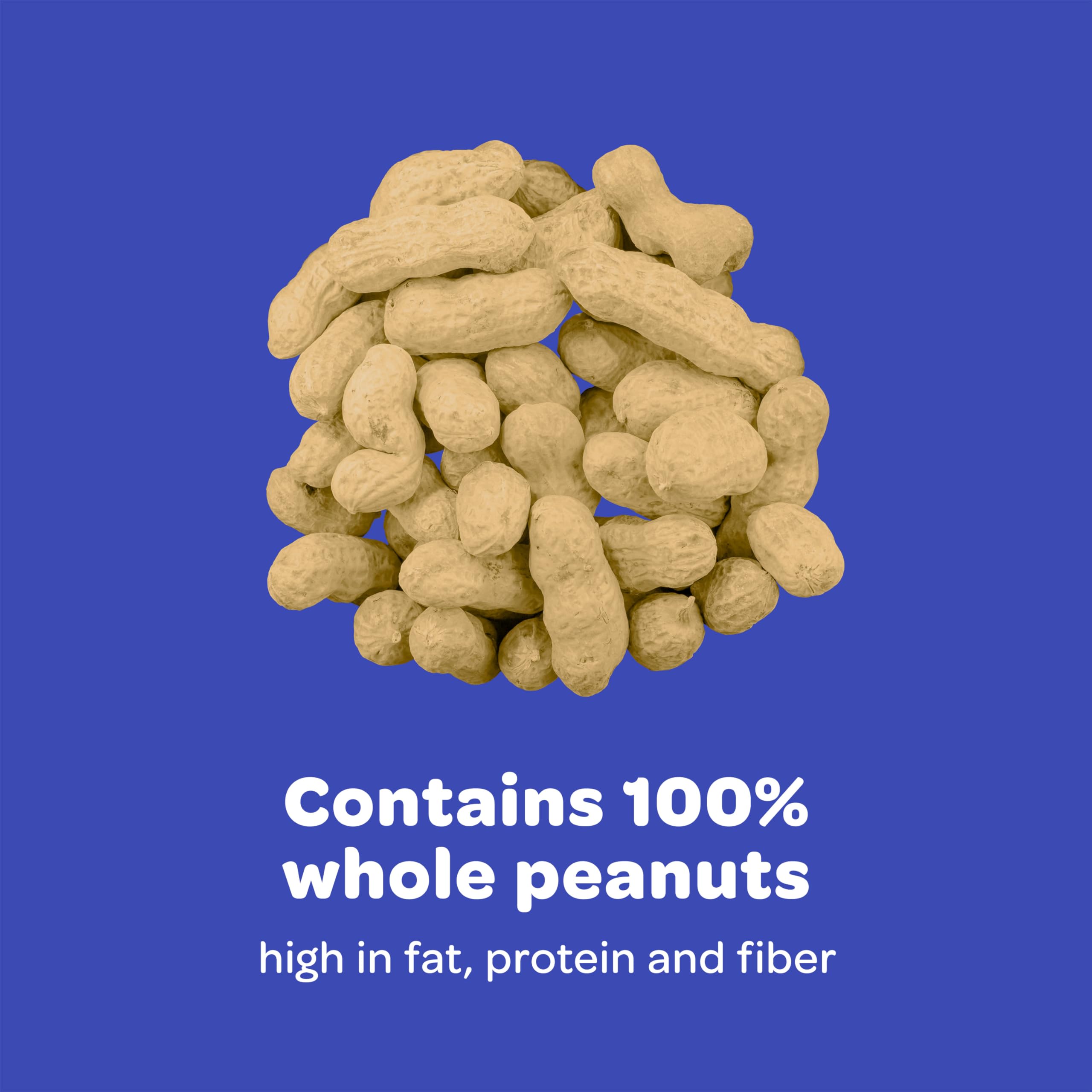 Kaytee Raw Peanuts in Shell for Squirrels, Woodpeckers, Nuthatches, Jays, Towhees, Cardinals, Indigo Buntings, and Other Wild Birds, 5 Pound