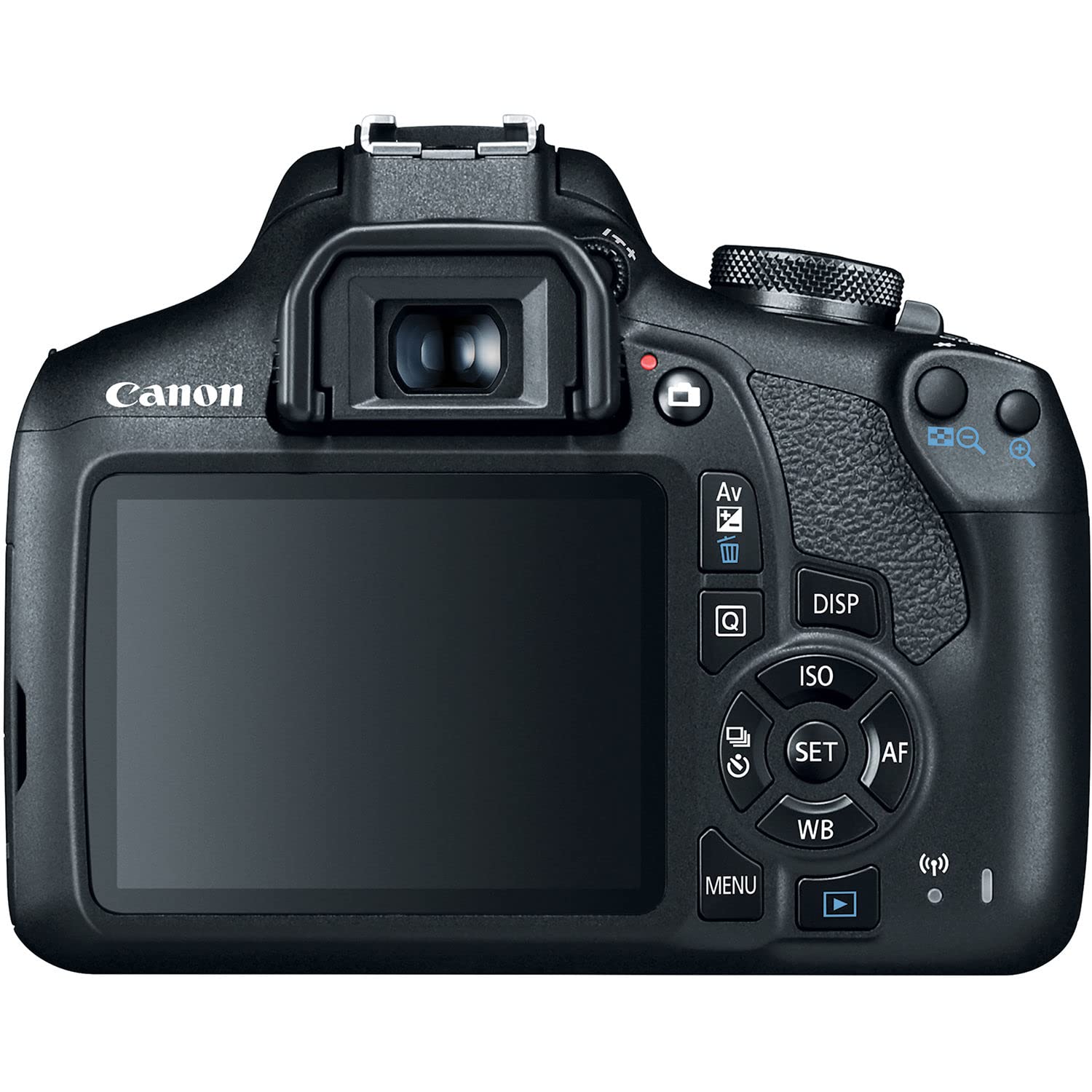 Canon EOS Rebel T7 DSLR Camera w/EF-S 18-55mm f/3.5-5.6 IS II Lens Bundle with 2x 64GB Memory Cards + Wide Angle & Telephoto Lenses + Pro Kit (Renewed) Black