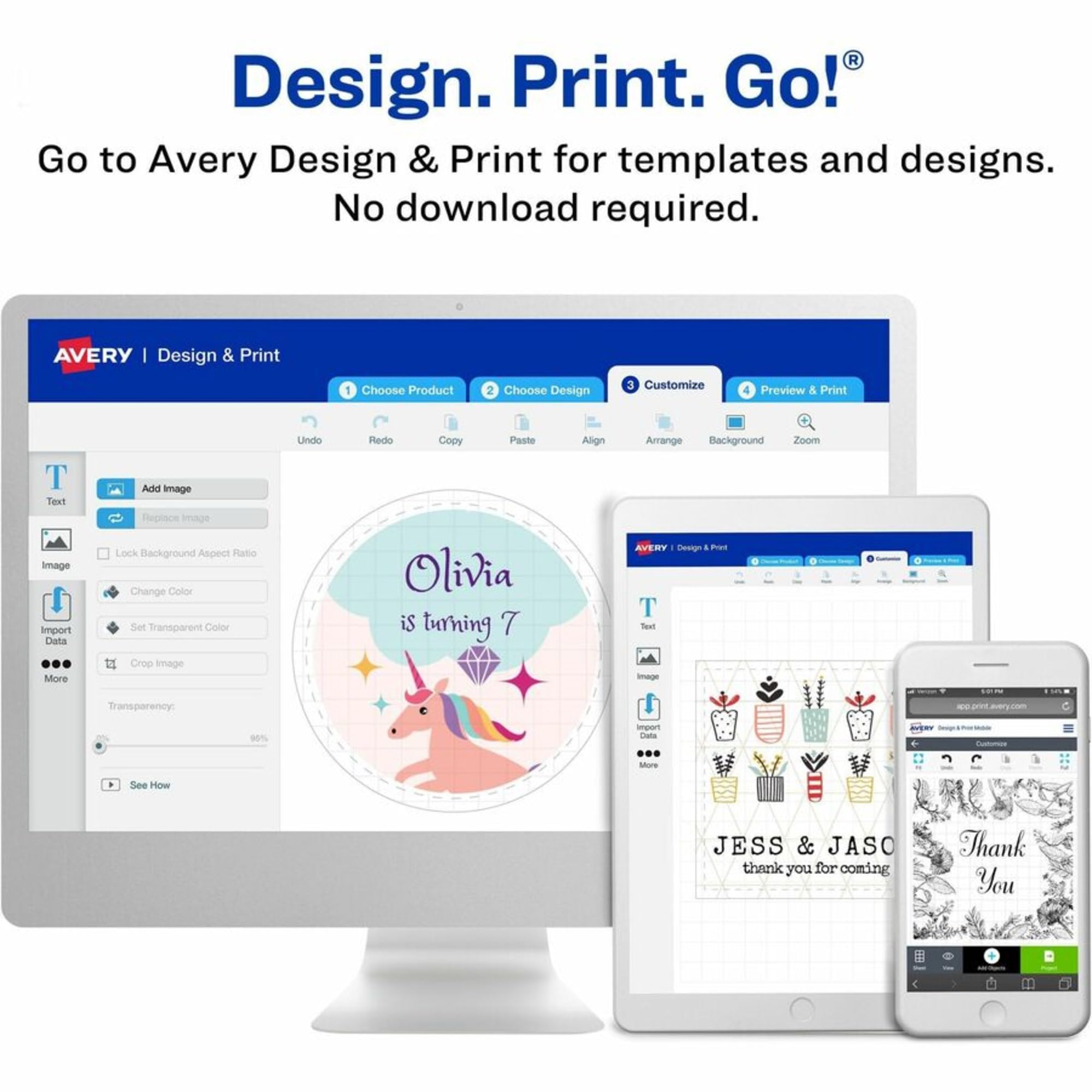 Avery Self-Adhesive Removable Labels, 1 x 1.5 Inches, White, 500 per Pack (05434)