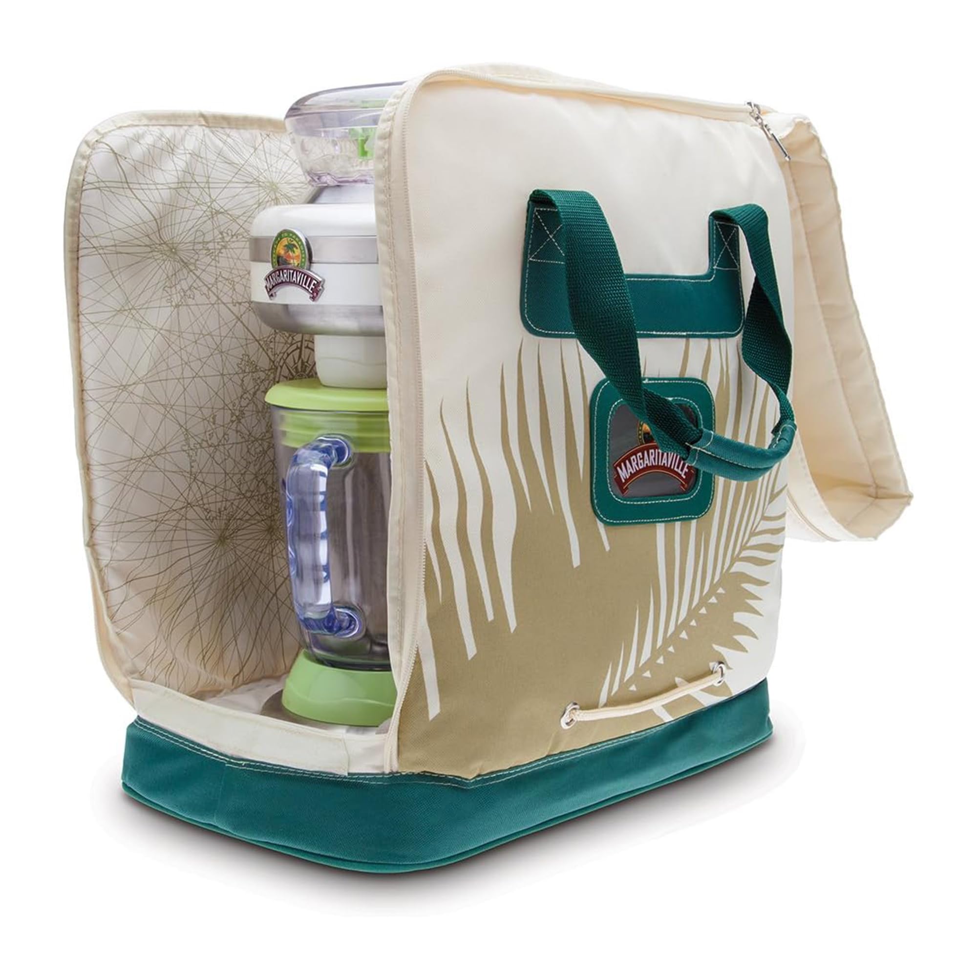 Margaritaville AD1200 Universally Durable Double Stitched Waterproof Canvas Travel Bag for Large Mixers and Concoction Makers