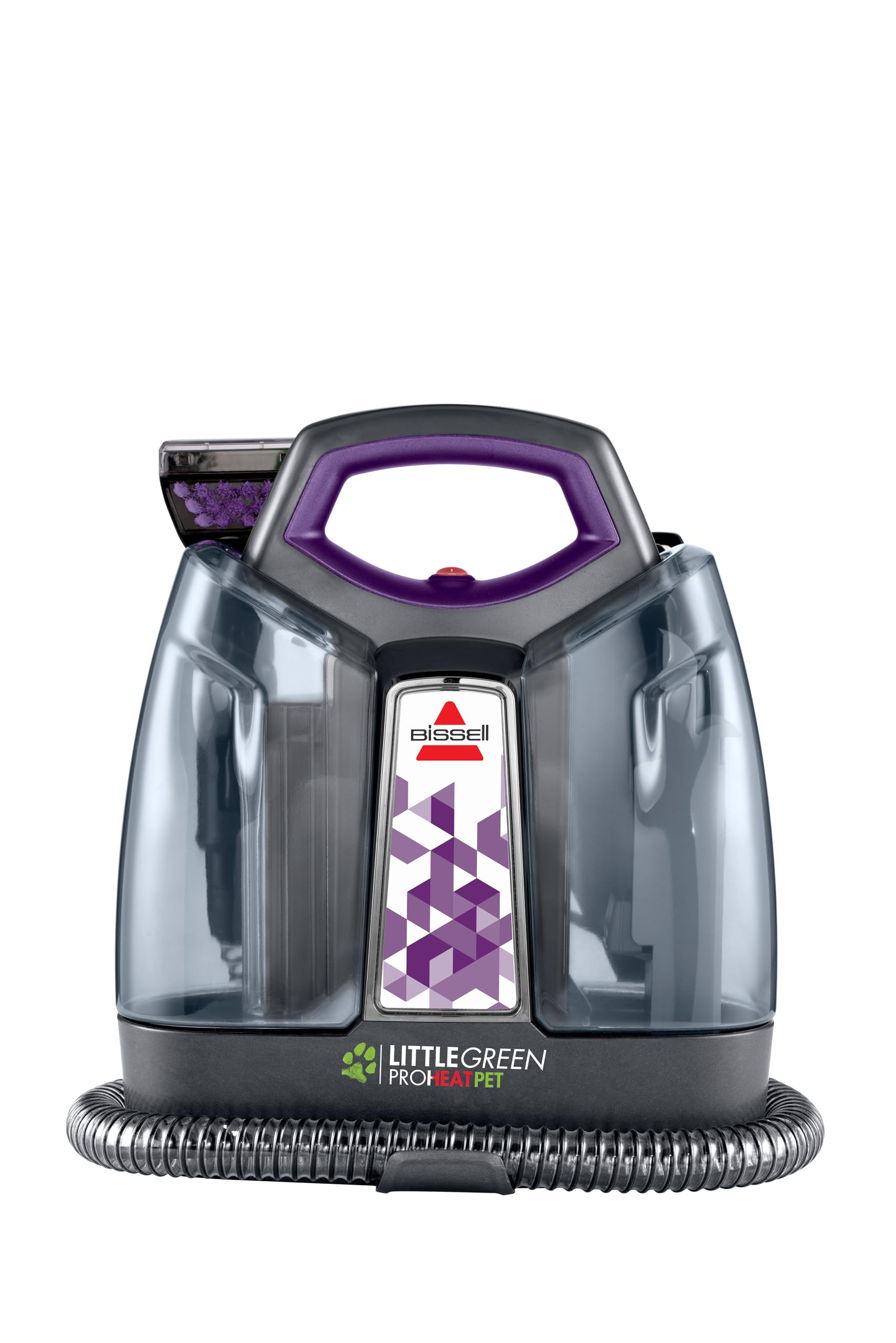 BISSELL Little Green Proheat Portable Deep Cleaner/Spot Cleaner and Car/Auto Detailer with self-Cleaning HydroRinse Tool for Carpet and Upholstery, Purple