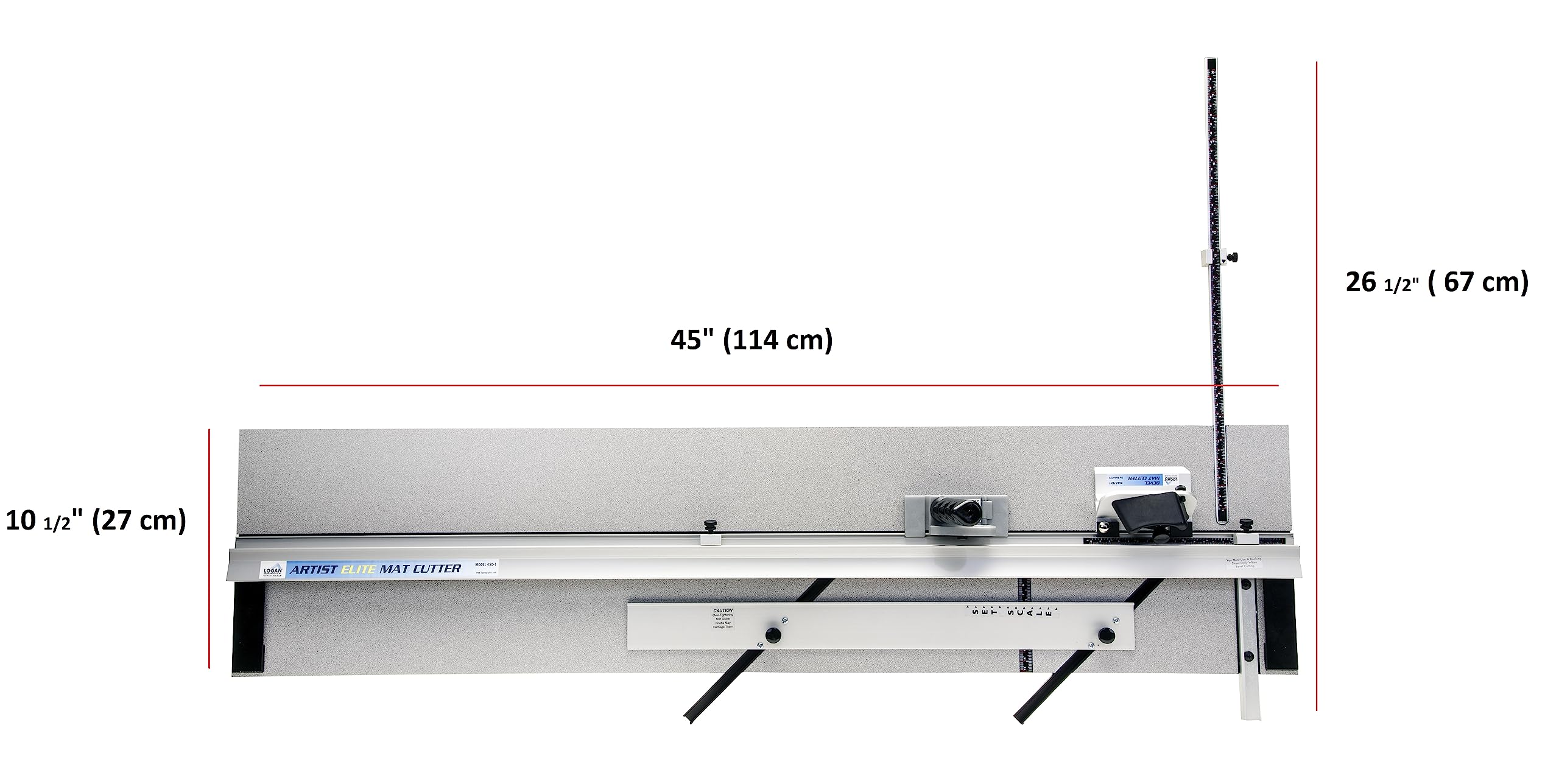 Logan Graphic Products Inc. 450-1 Artist Elite Mat Cutter for Framing, Art, and Design or Creative Signage Projects-best for At-Home Framers