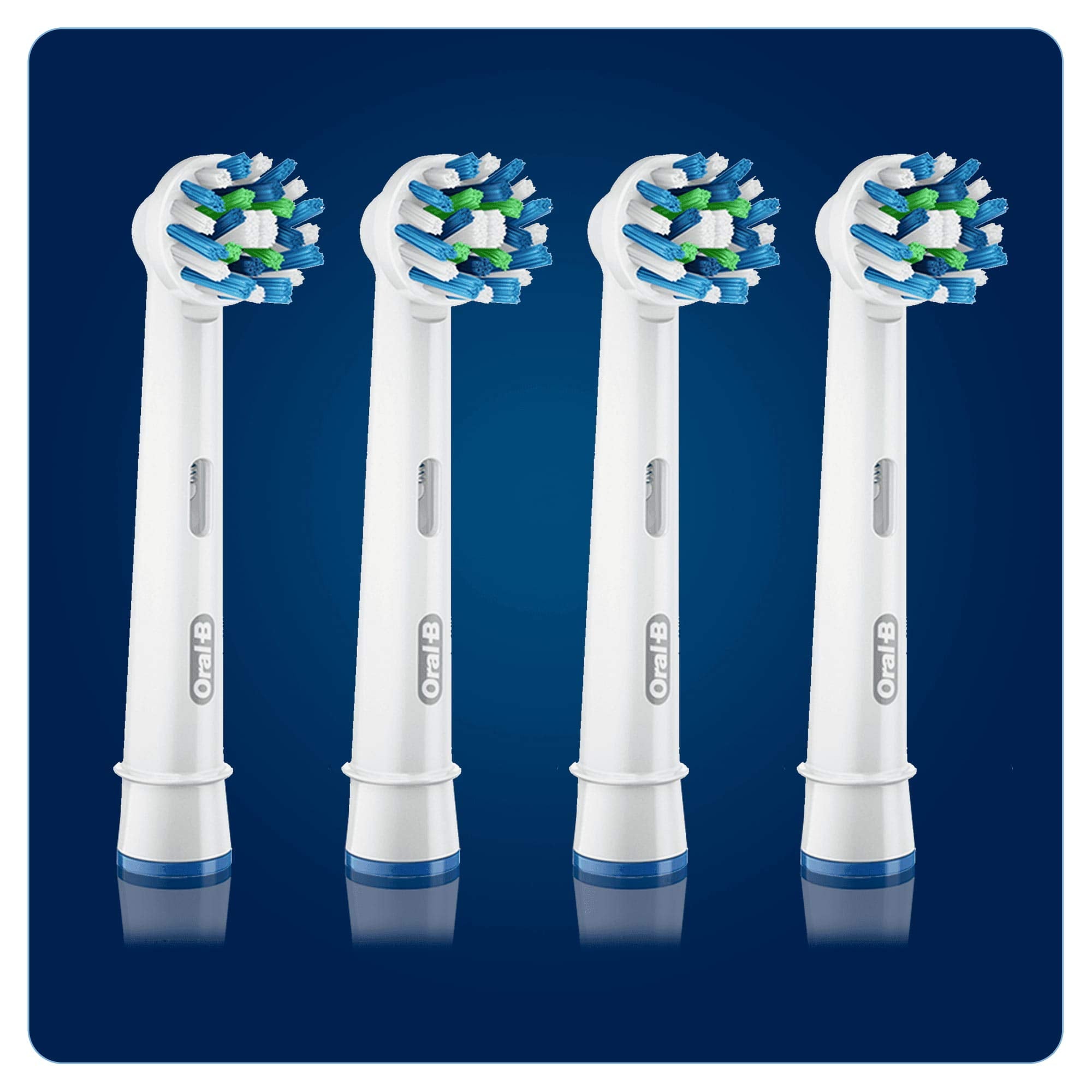 Oral-B CrossAction Toothbrush Heads - 16 Degree Bristles for Superior Cleaning