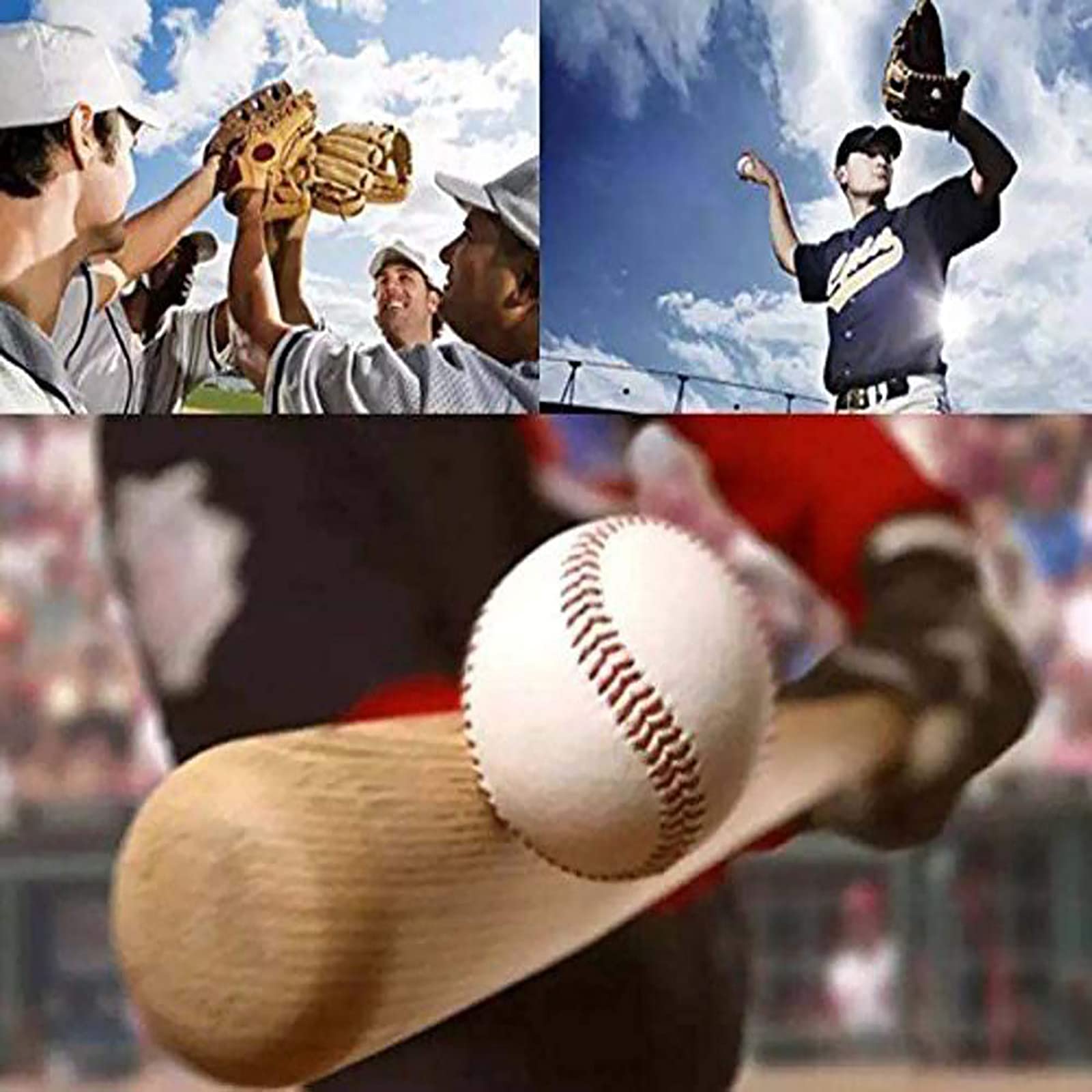 SPDTECH Blank Baseball Hardball Standard Official Size 9 inch Suitable for Youth League Practice Training Machine Pitching for Signature Adapt to Bat Play