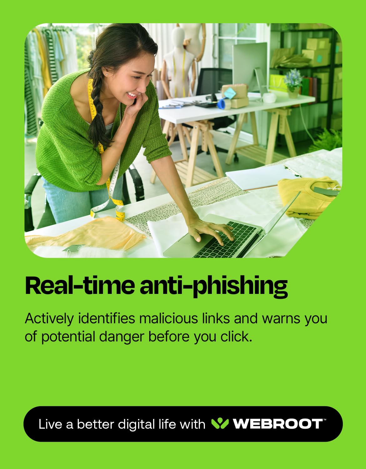 Webroot Antivirus Software 2025 | 3 Device | 1 Year Download for PC/Mac