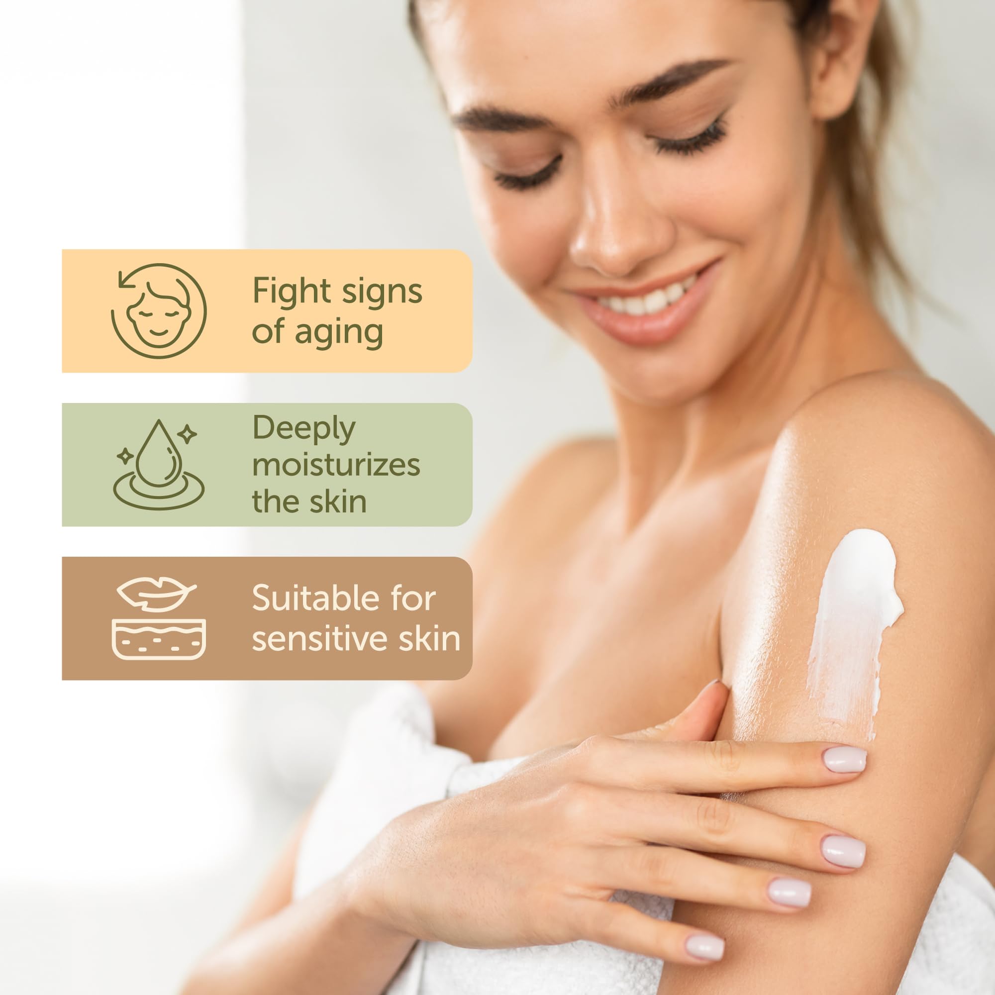 Hydrating Face Moisturizer & Body Cream with Manuka Honey Cream & Coconut Body Oil - Organic Face Moisturizer and Body Lotion for Extremely Dry Skin - For Dry Itchy Skin & Rosacea Treatment (8oz)