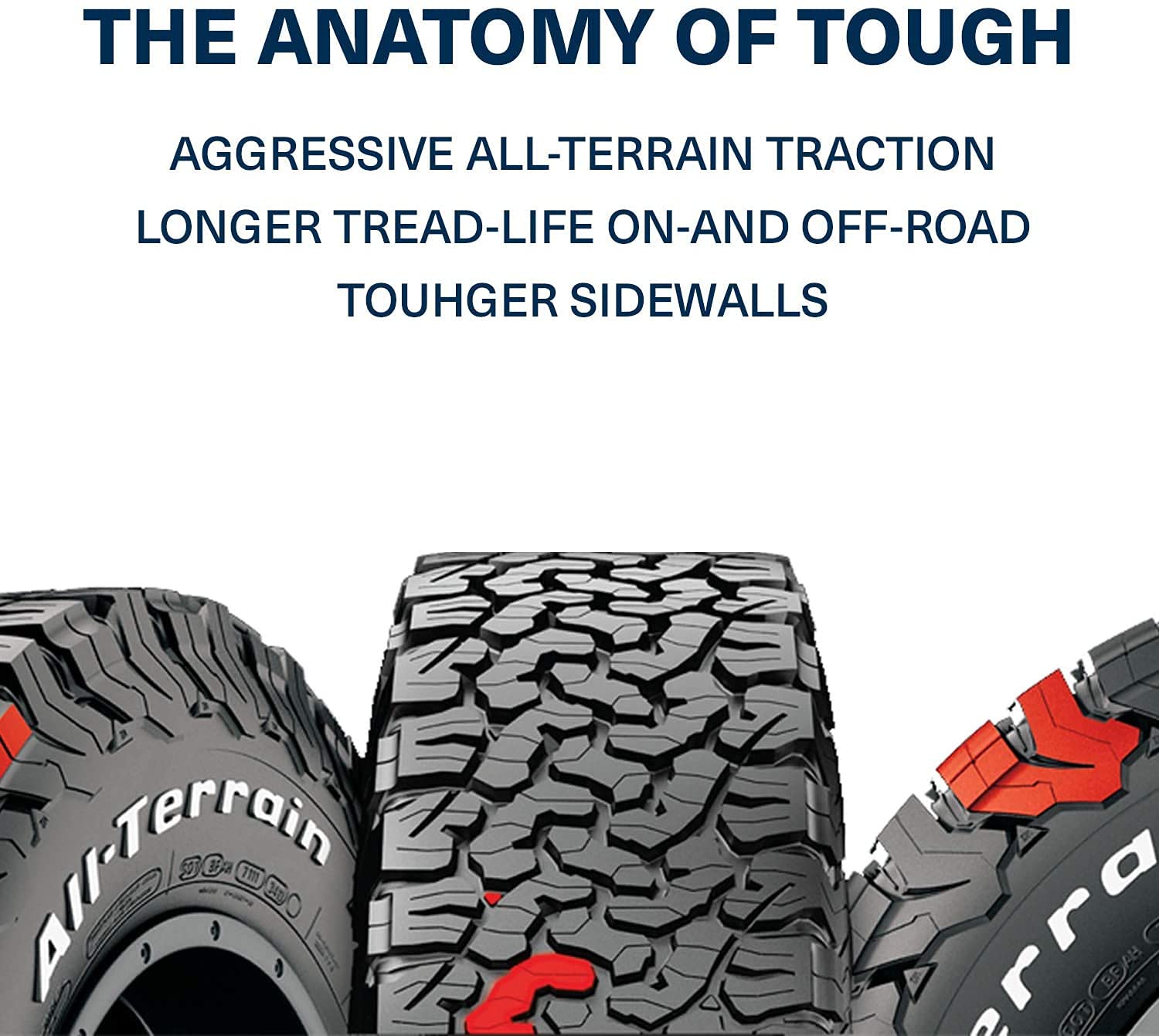 BFGoodrich All Terrain T/A KO2 Radial Car Tire for Light Trucks, SUVs, and Crossovers,33x10.50R15/C 114R