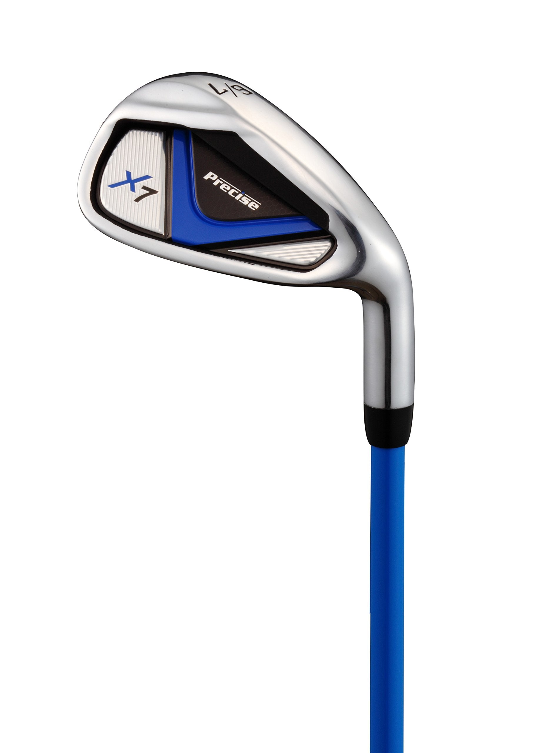 Distinctive Left Handed Junior Golf Club Set for Age 9 to 12 (Height 4'4" to 5'), Left Handed Only, Set Includes: Driver (15"), Hybrid Wood (22, 2 Irons, Putter, Bonus Stand Bag & 2 Headcovers