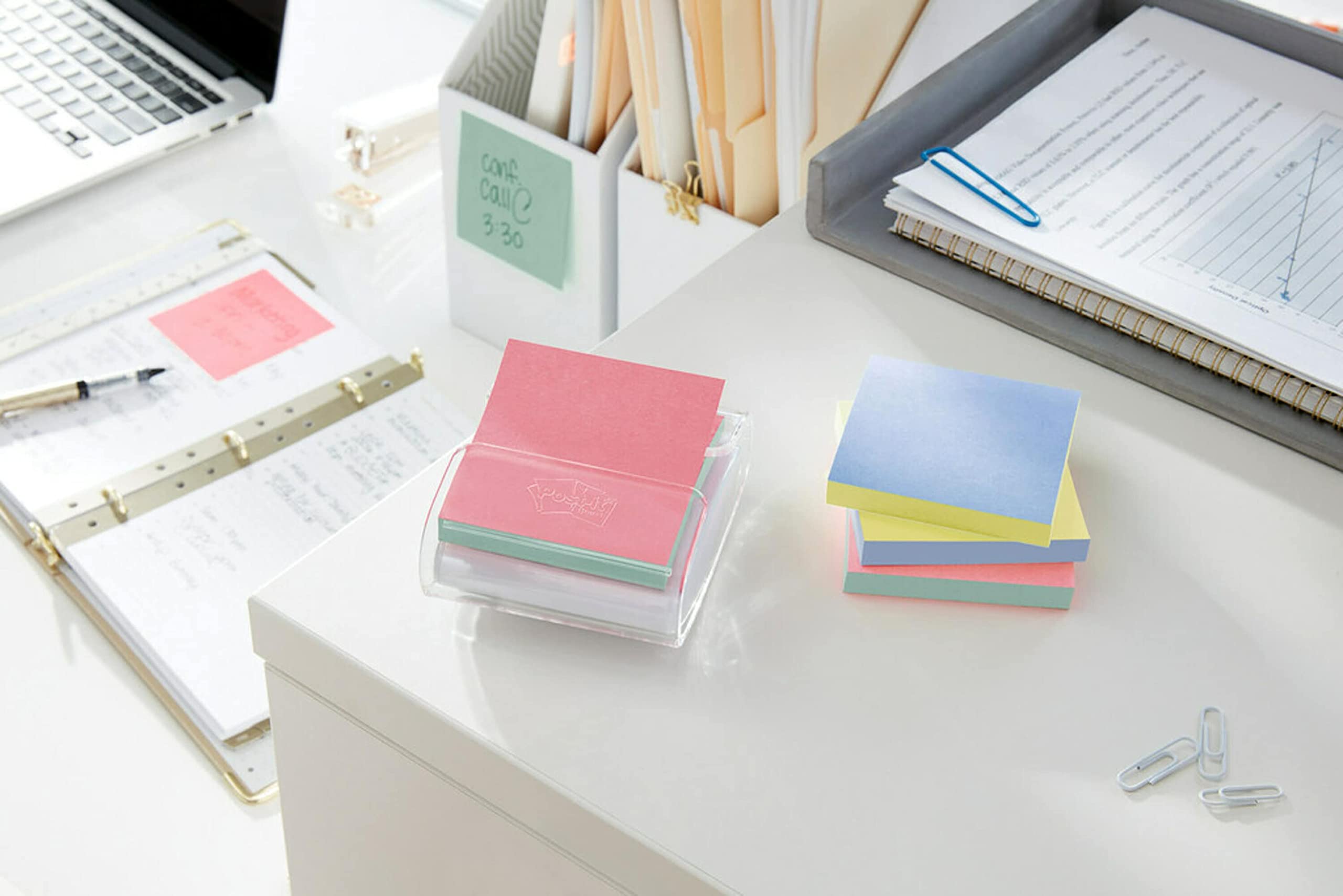Post-it Mini Notes, 1.5x2 in, 12 Pads, America's #1 Favorite Sticky Notes, Sweet Sprinkles, Pastel Colors (Pink, Blue, Mint, Yellow), Clean Removal, Recyclable (653-AU)