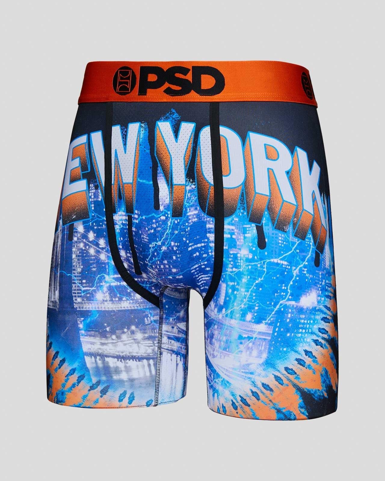 PSD Men's Empire City Boxer Briefs, Black, XL