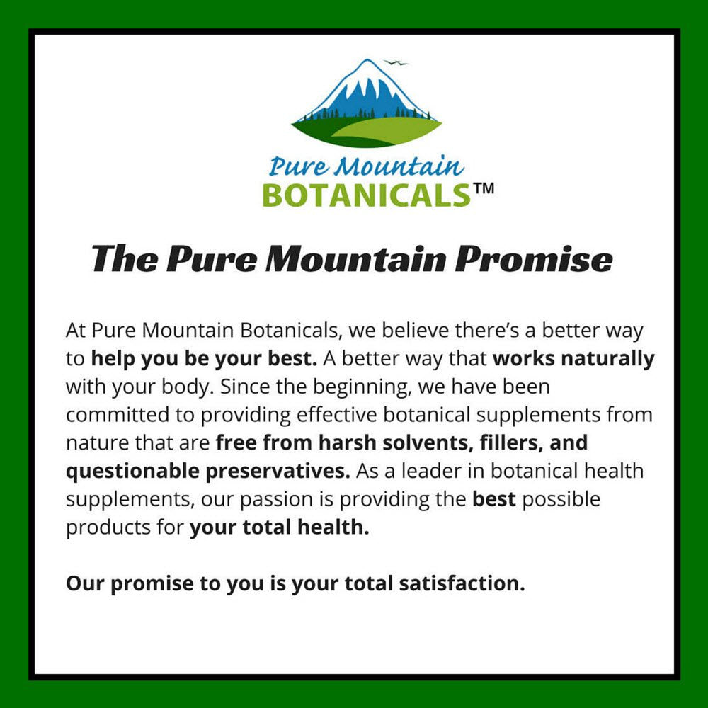 Pure Mountain Botanicals Catβs Claw Capsules - 90 Kosher Vegan Caps with 1000mg Peruvian Cats Claw Uncaria Tomentosa Herbal Supplement