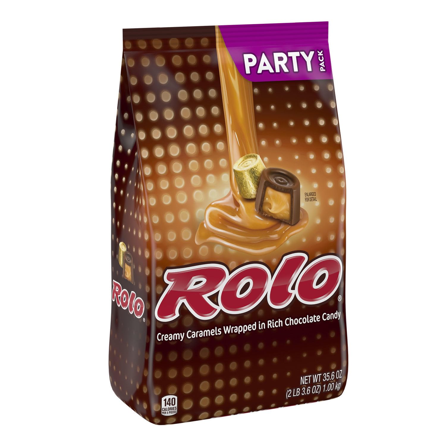 ROLO Rich Chocolate Caramel Candy Party Pack, 35.6 oz