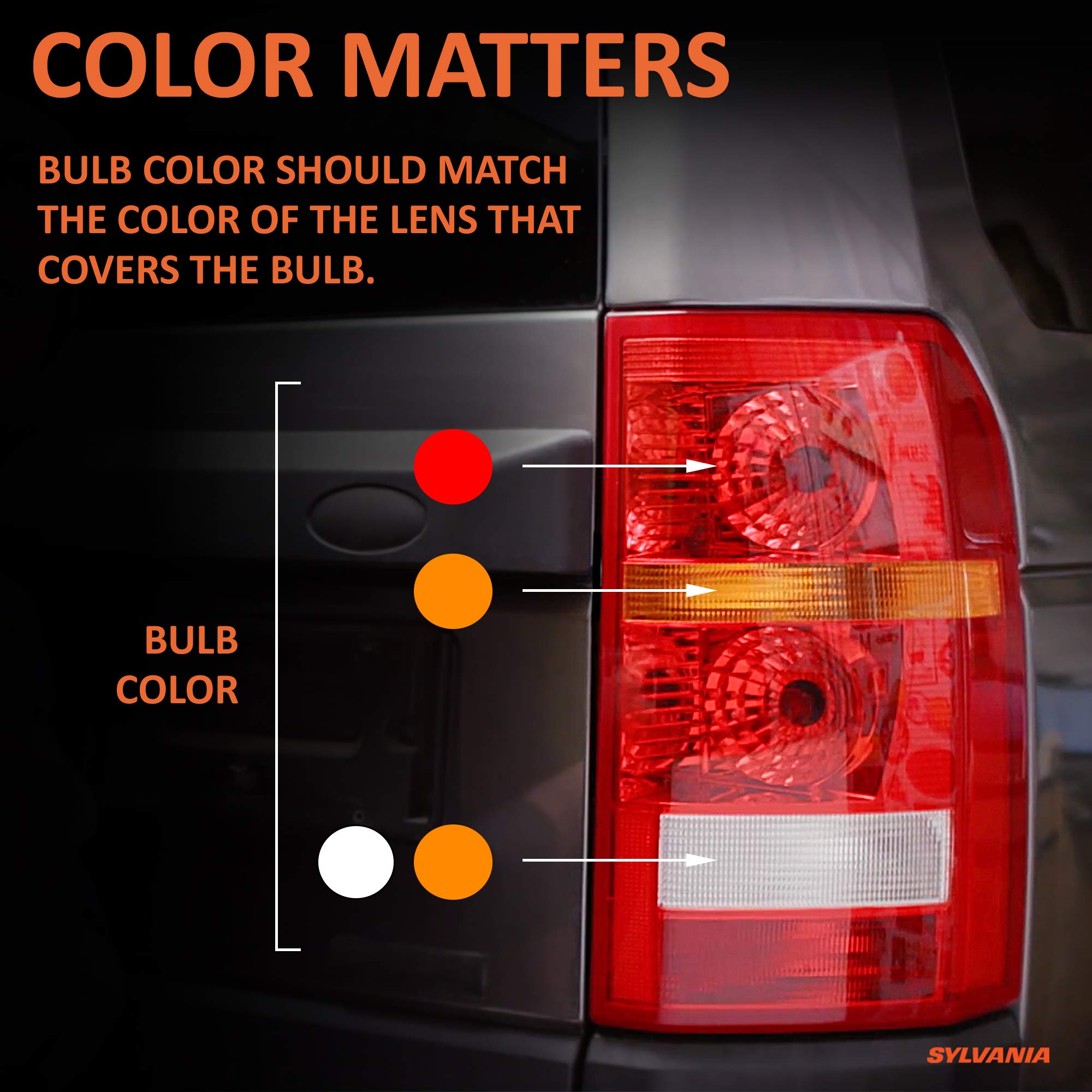 SYLVANIA - 7443 T20 ZEVO LED Red Bulb - Bright LED Bulb, Ideal for Stop and Tail Lights (Contains 2 Bulbs)