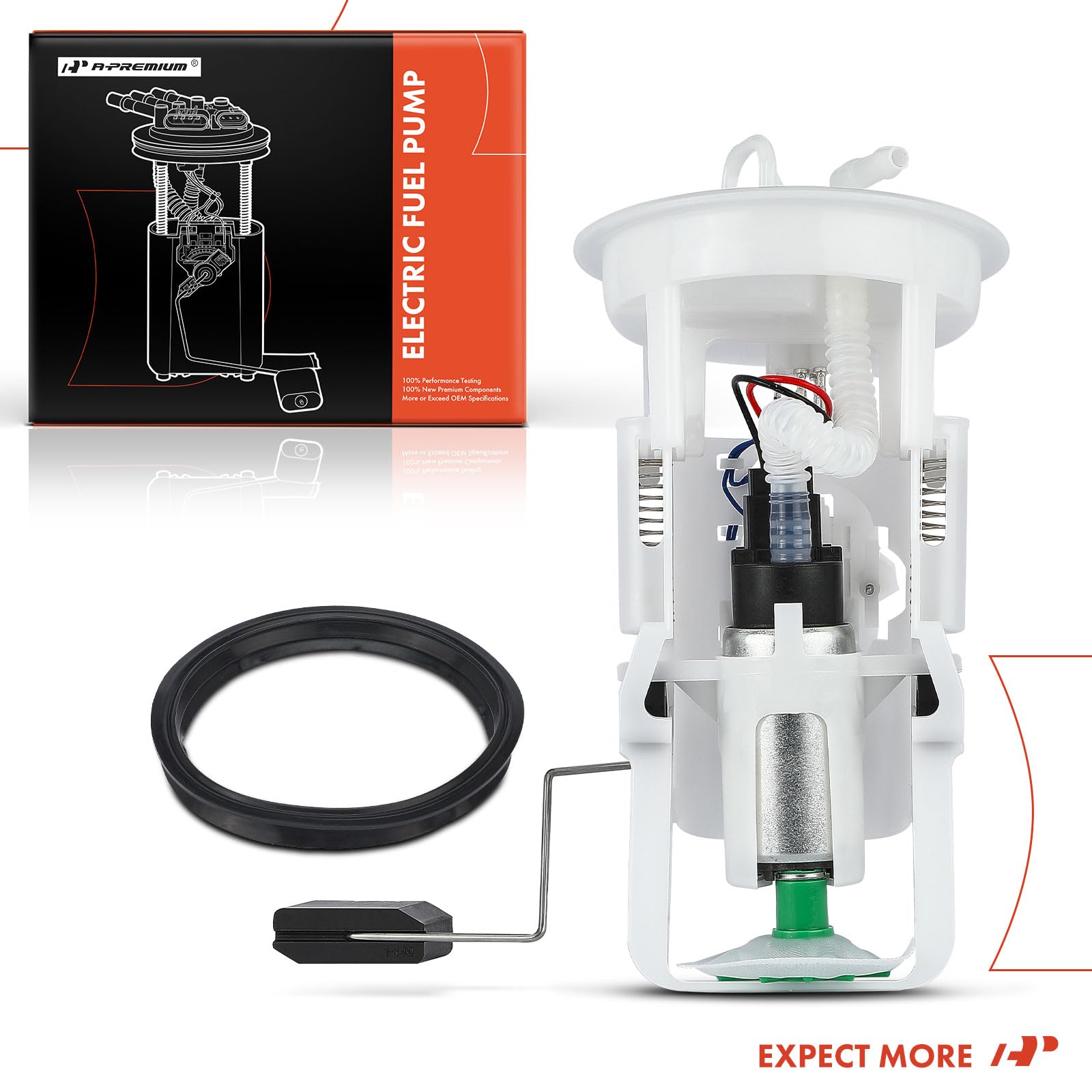A-Premium Electric Fuel Pump Module Assembly Compatible with BMW E46 Series 323i 323Ci 325i 325Ci 328i 328Ci 325i 325xi 330i 330Ci 330xi, 1999-2005, 2.5L 2.8L 3.0L, Fit 4 Pins
