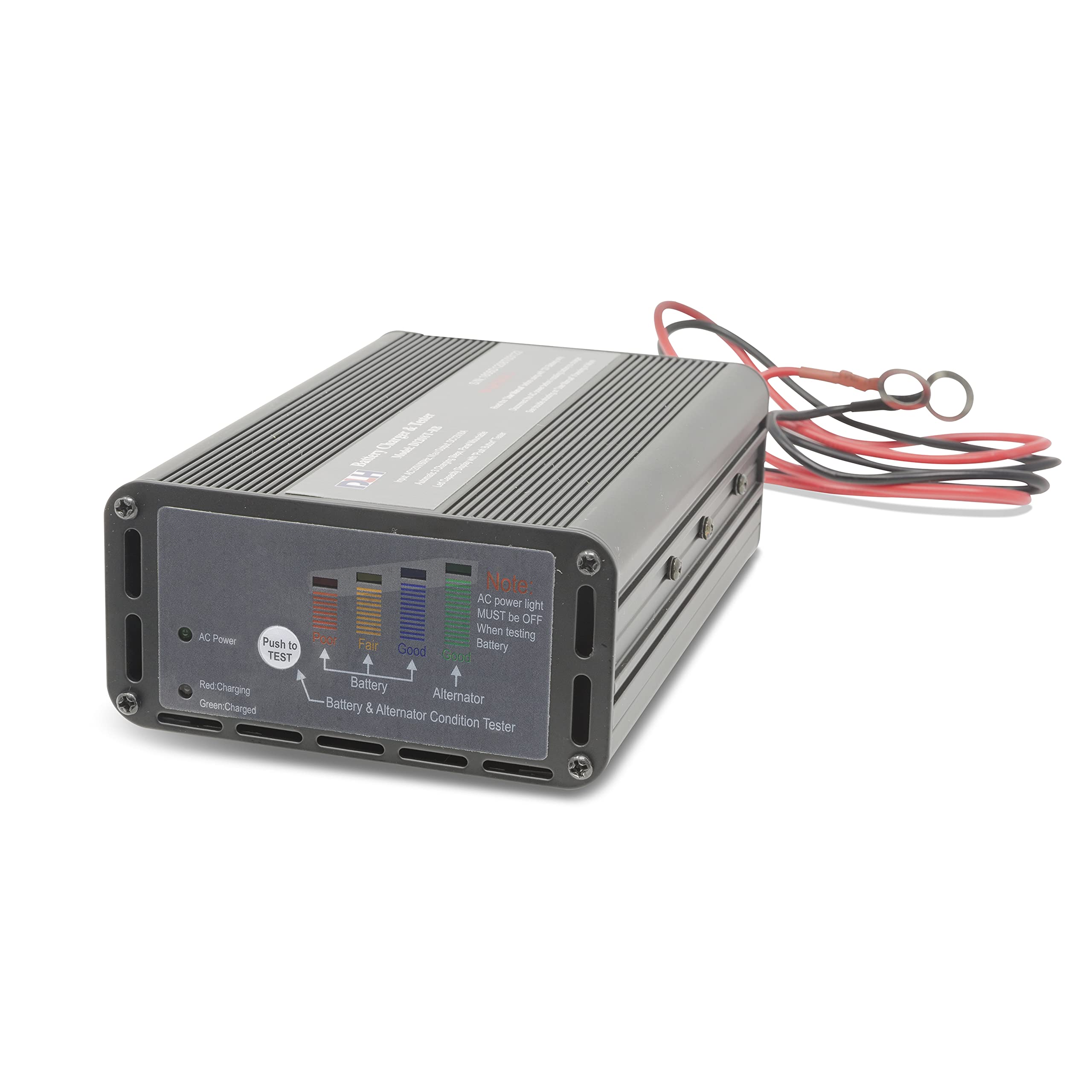 8 Amp Panel Mount Battery Charger & Tester for 12V Trailer Batteries