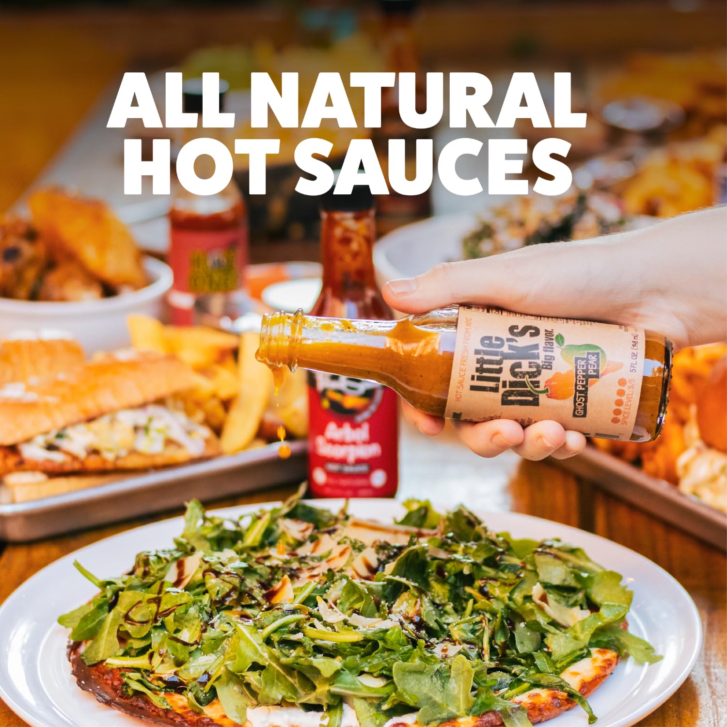 Hot Ones Hot Sauce Challenge Set - Season 25 Hot Sauce Variety Pack Made with Natural Ingredients - Unique Small Batch Sampler Gift Sets- 5 fl oz Bottles (10-Pack)