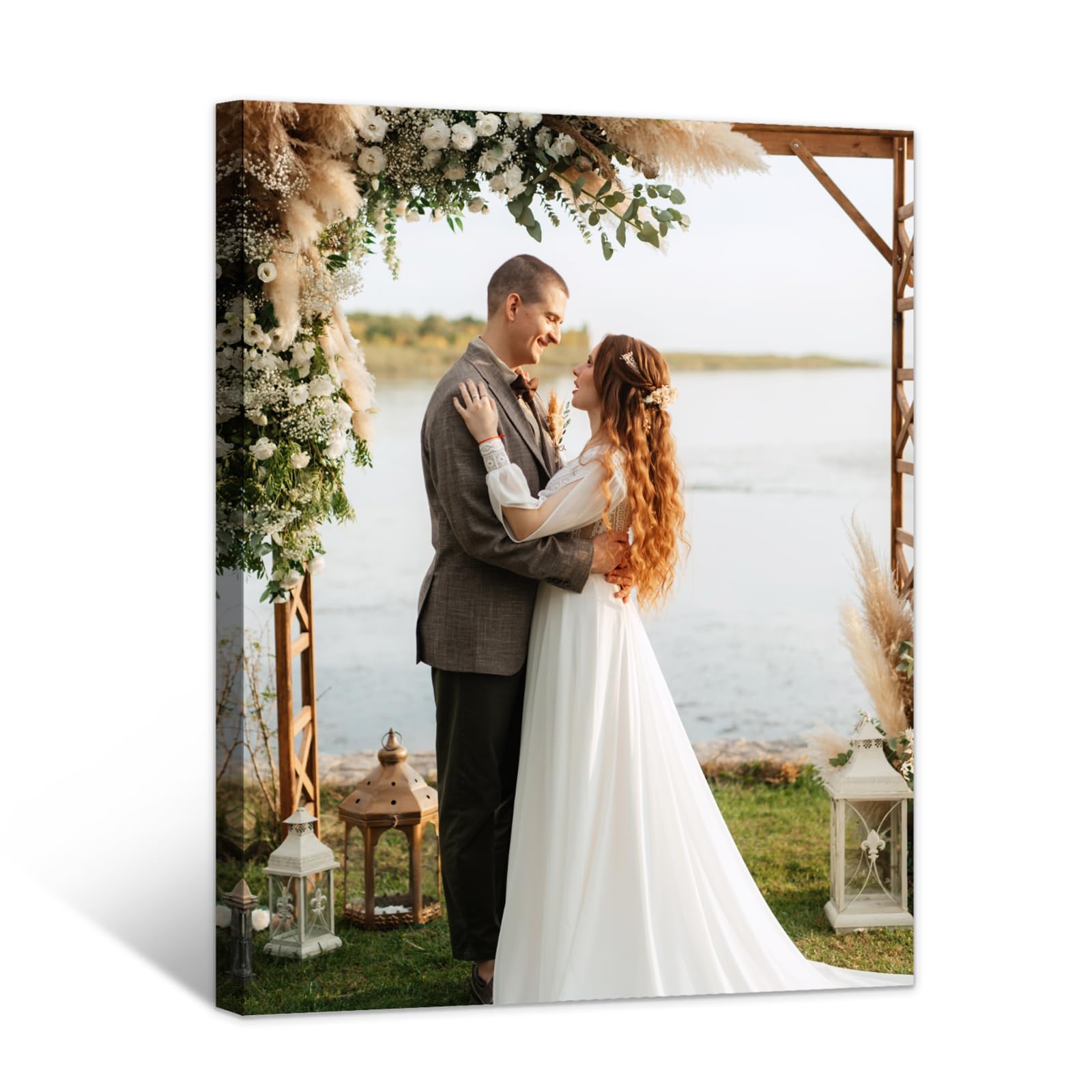 GagetElec Custom Canvas Prints with Your Photos,Photo Prints & Customized Picture Canvas Wall Art Decoration for Bedroom,Living Room,Christmas & Thanksgiving Gifts (11L x 14W)